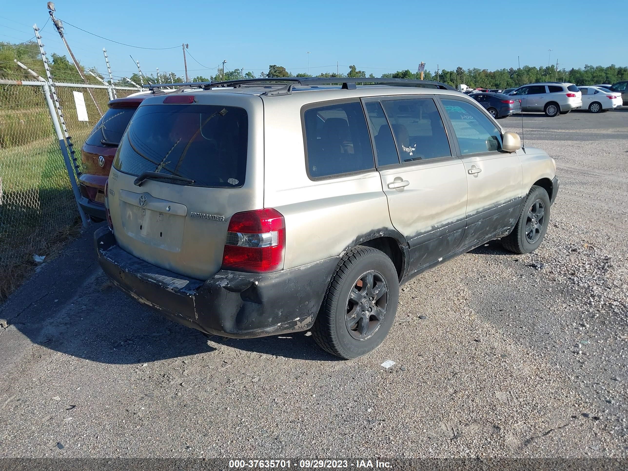 Photo 3 VIN: JTEDD21A140086705 - TOYOTA HIGHLANDER 