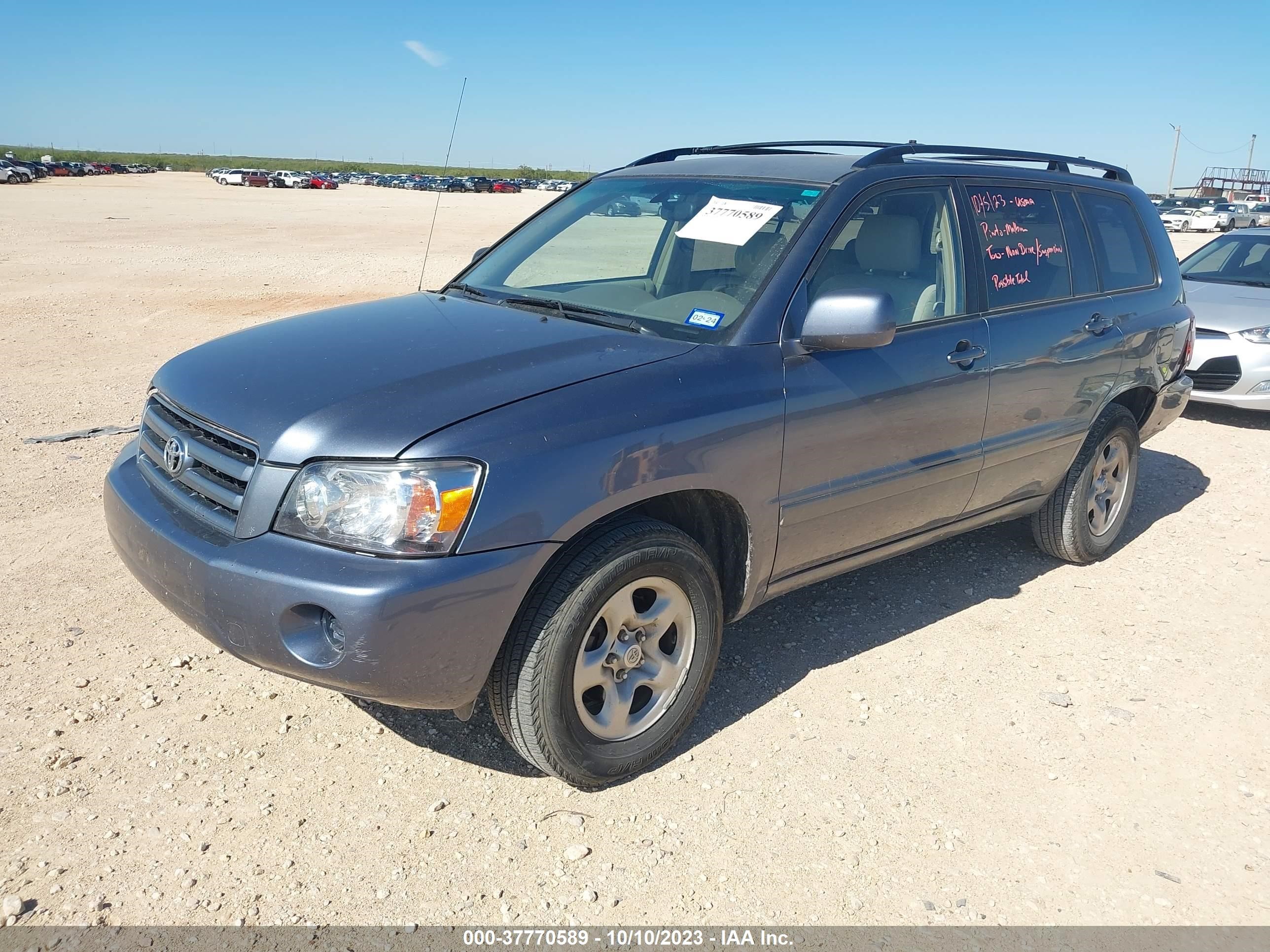 Photo 1 VIN: JTEDD21A160139132 - TOYOTA HIGHLANDER 