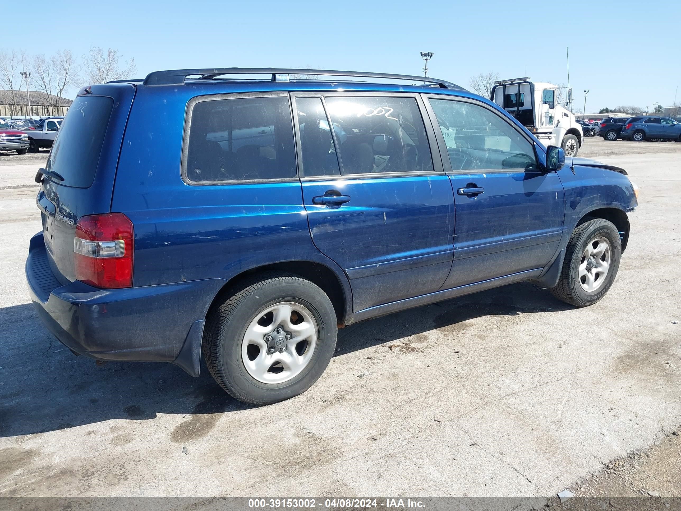 Photo 3 VIN: JTEDD21A740103720 - TOYOTA HIGHLANDER 