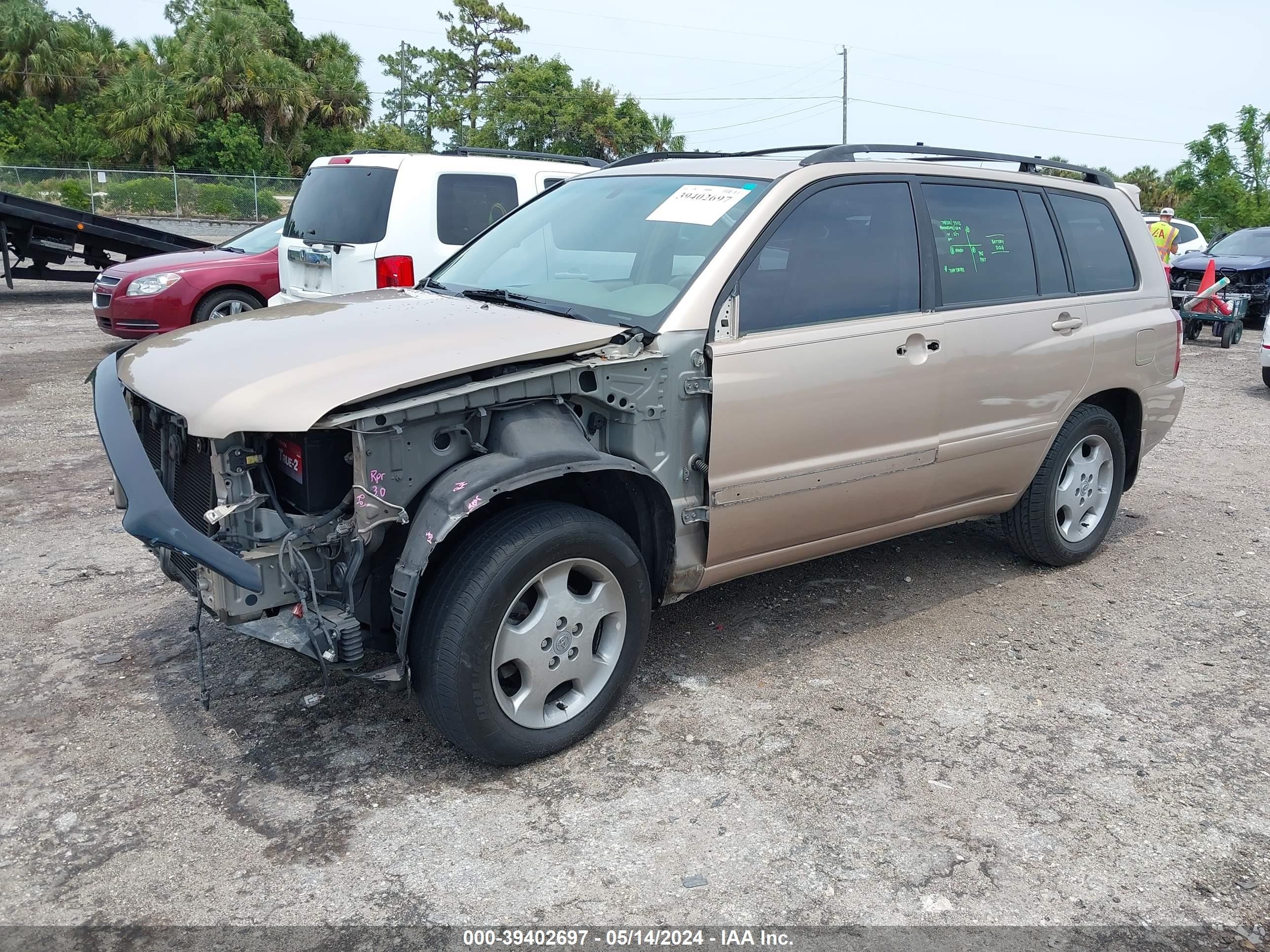 Photo 1 VIN: JTEDP21A250062549 - TOYOTA HIGHLANDER 