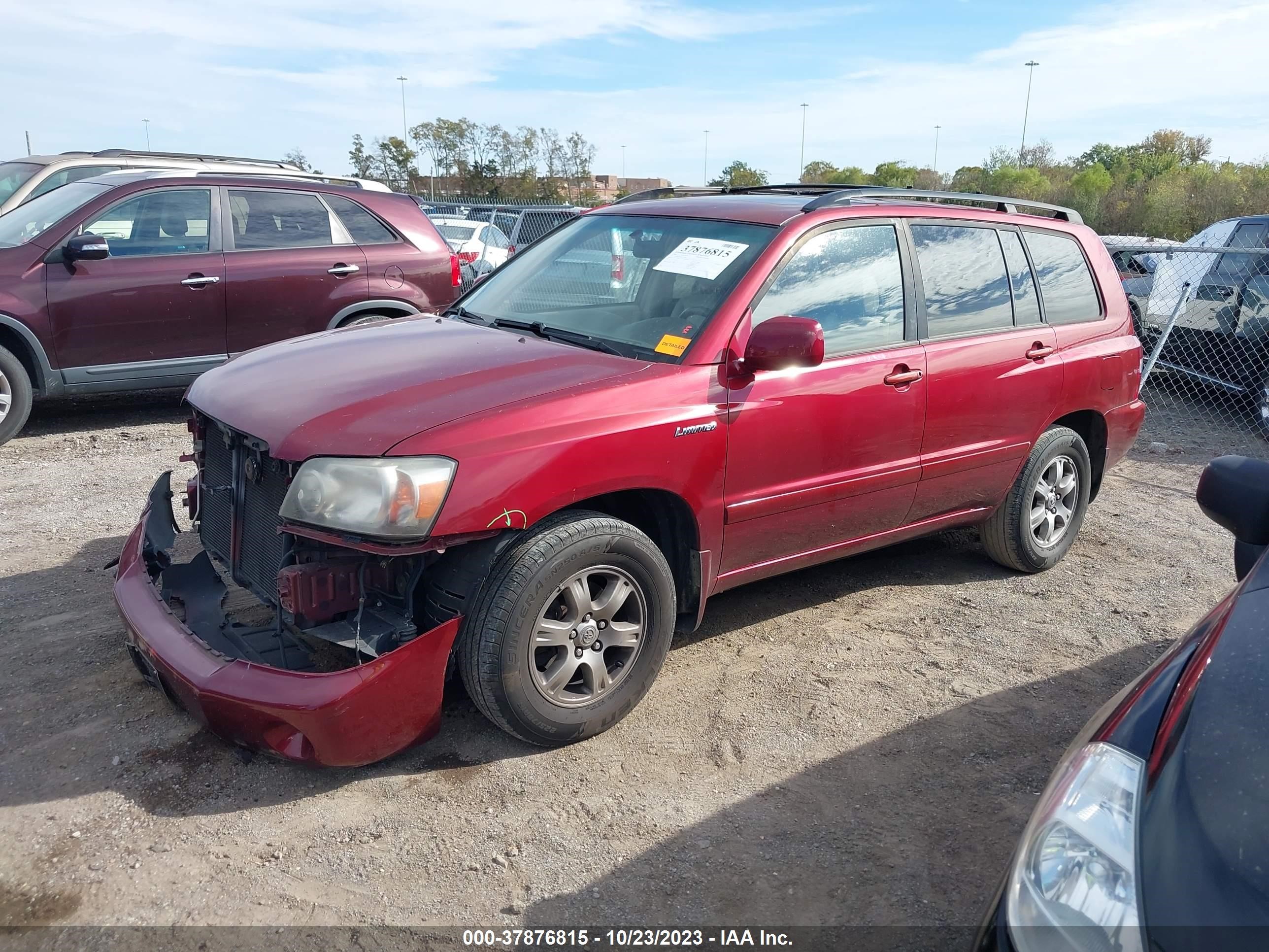 Photo 1 VIN: JTEDP21A260123786 - TOYOTA HIGHLANDER 