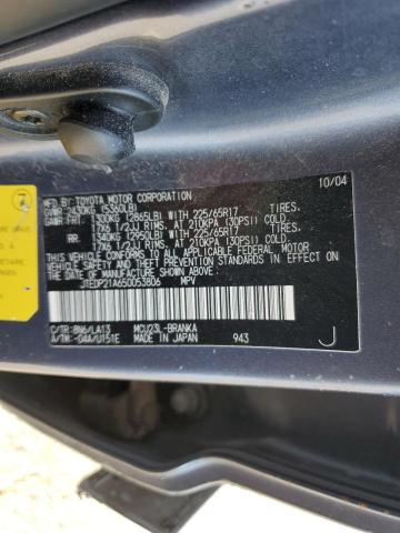 Photo 12 VIN: JTEDP21A650053806 - TOYOTA HIGHLANDER 