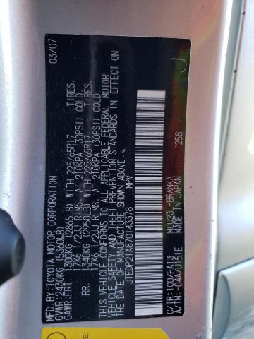 Photo 12 VIN: JTEDP21A870143378 - TOYOTA HIGHLANDER 