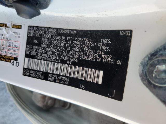 Photo 11 VIN: JTEDP21A940007014 - TOYOTA HIGHLANDER 