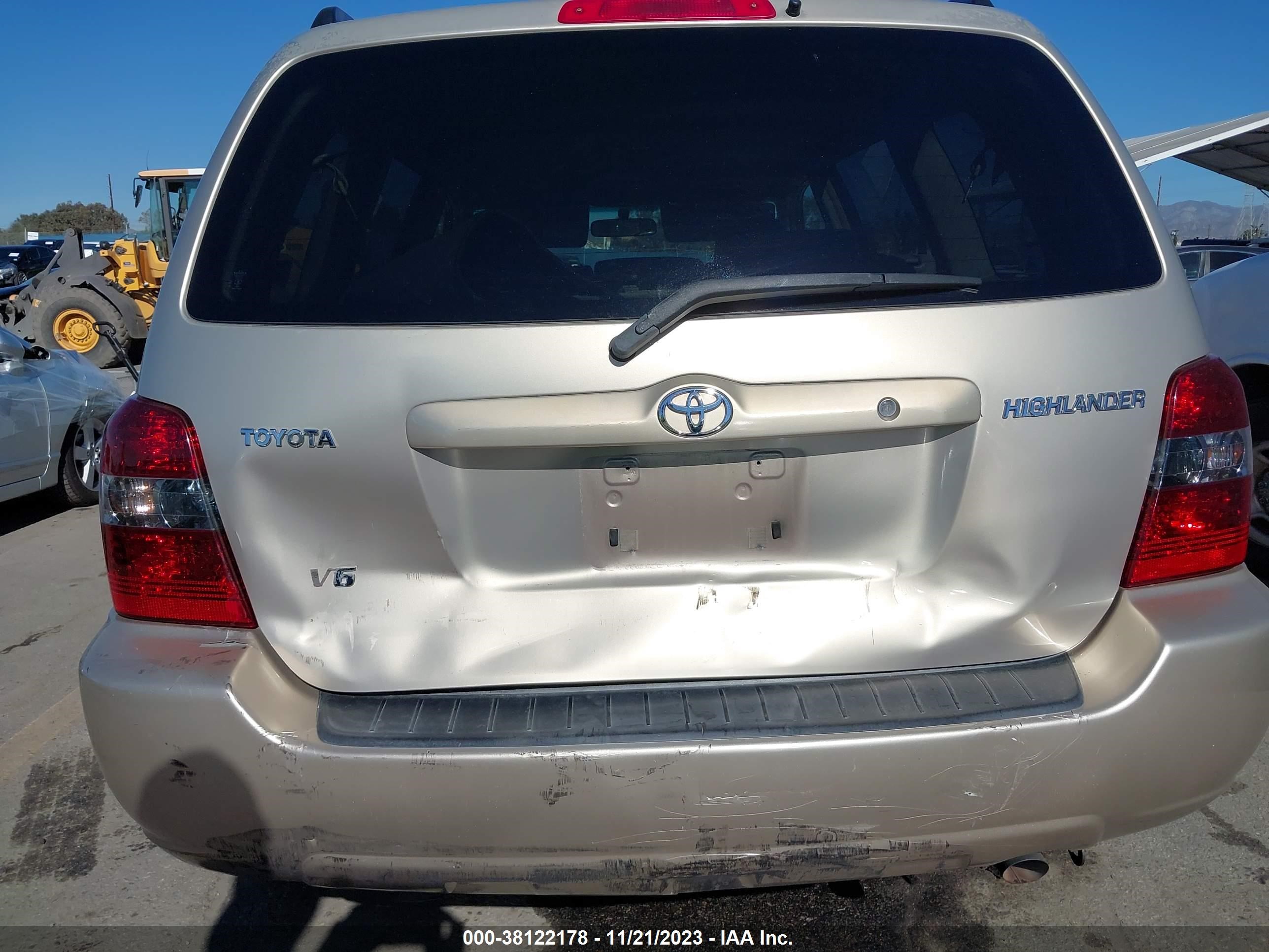 Photo 5 VIN: JTEDP21A960094755 - TOYOTA HIGHLANDER 