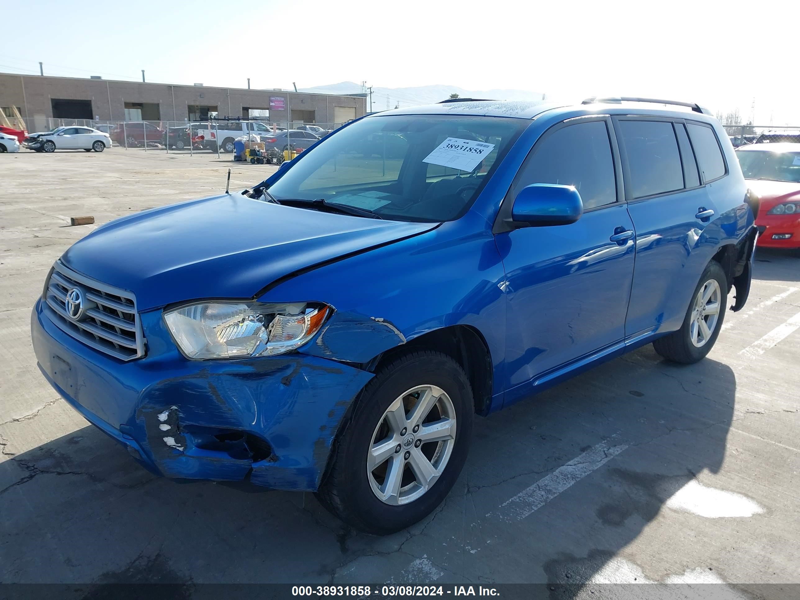 Photo 1 VIN: JTEDS41A092090855 - TOYOTA HIGHLANDER 