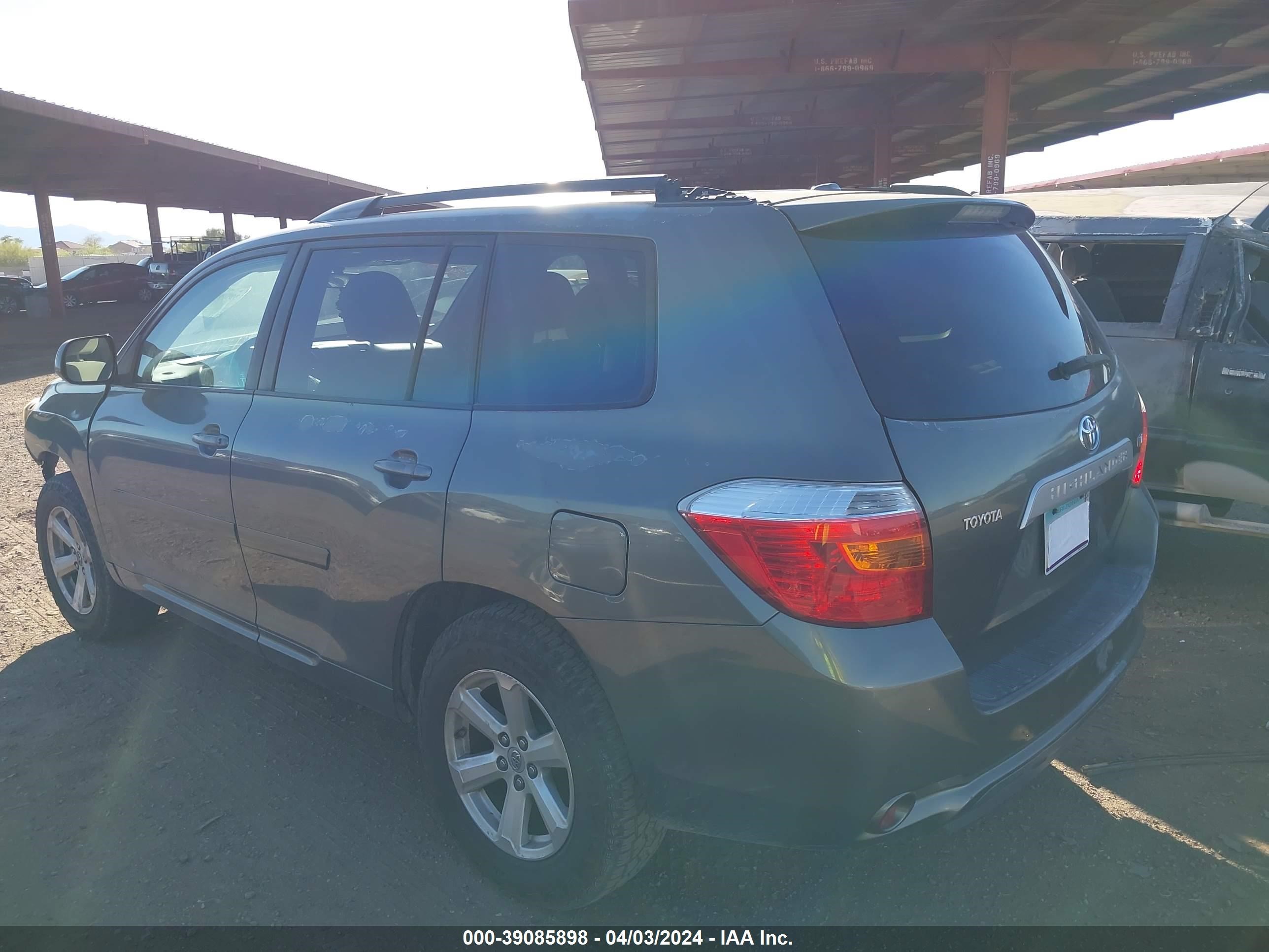 Photo 2 VIN: JTEDS41A992071074 - TOYOTA HIGHLANDER 