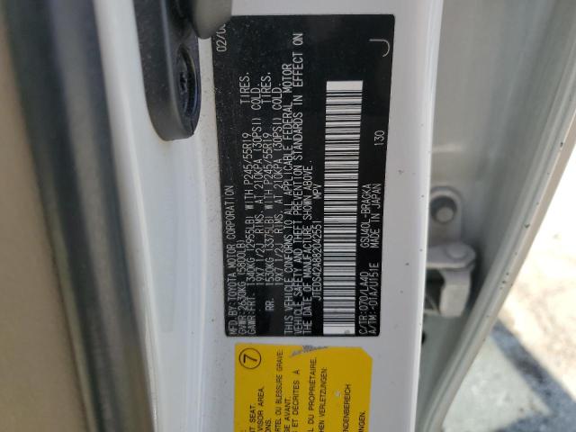 Photo 12 VIN: JTEDS42A882042551 - TOYOTA HIGHLANDER 