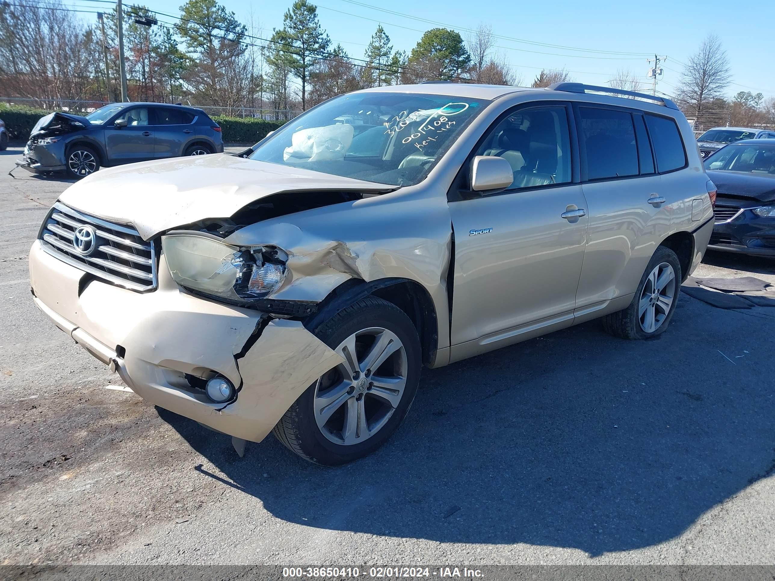 Photo 1 VIN: JTEDS43A982001408 - TOYOTA HIGHLANDER 