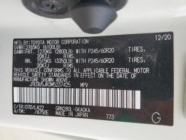 Photo 12 VIN: JTEDU5JR3M5237425 - TOYOTA 4RUNNER NI 