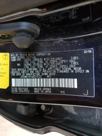 Photo 11 VIN: JTEDW21A160013122 - TOYOTA HIGHLANDER 