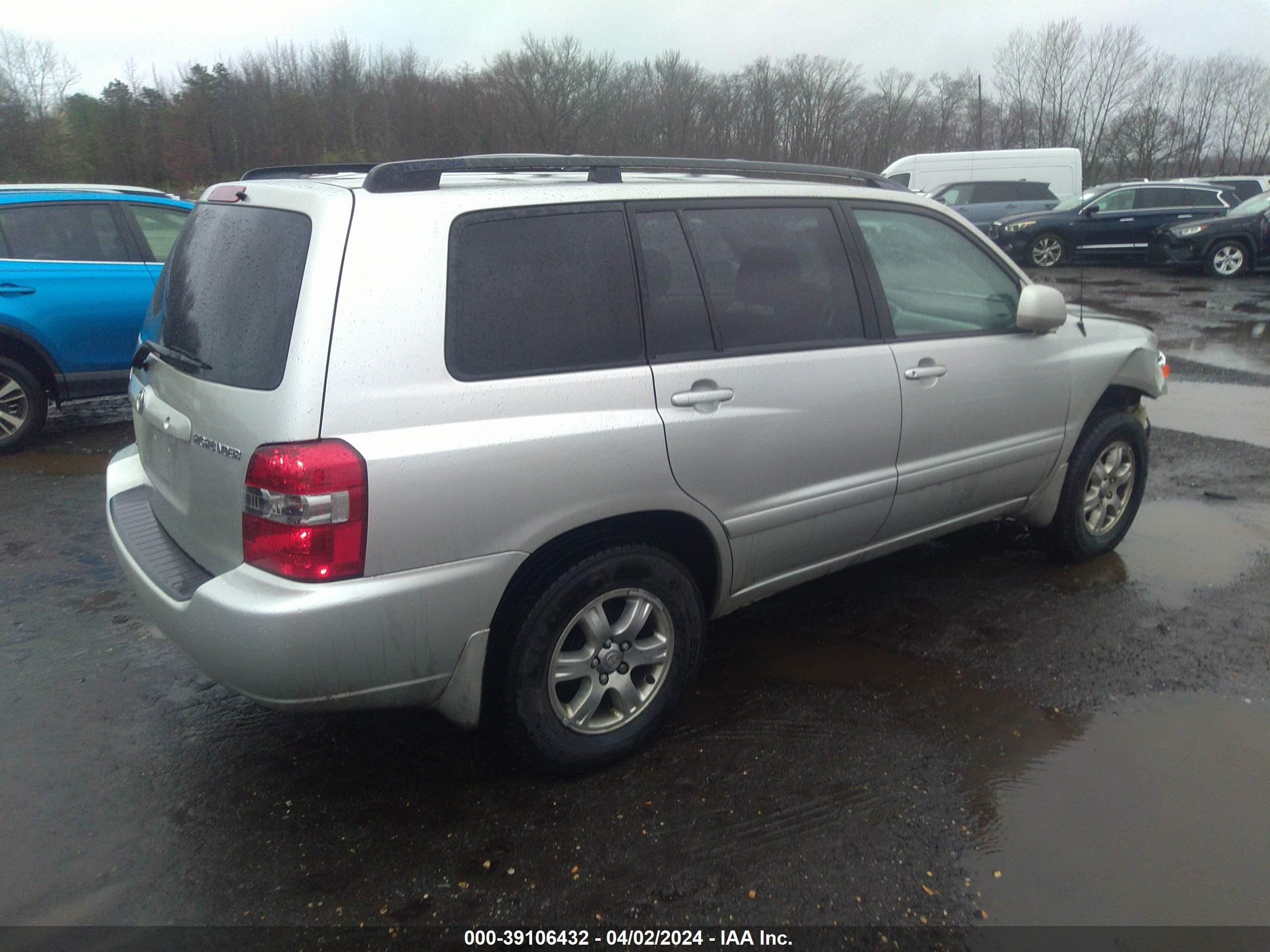 Photo 3 VIN: JTEEP21A060164549 - TOYOTA HIGHLANDER 