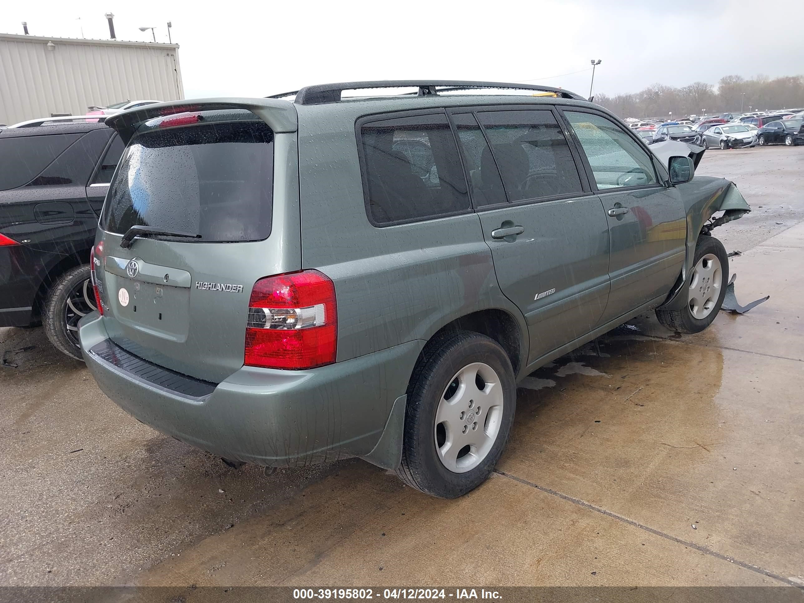 Photo 3 VIN: JTEEP21A170208205 - TOYOTA HIGHLANDER 