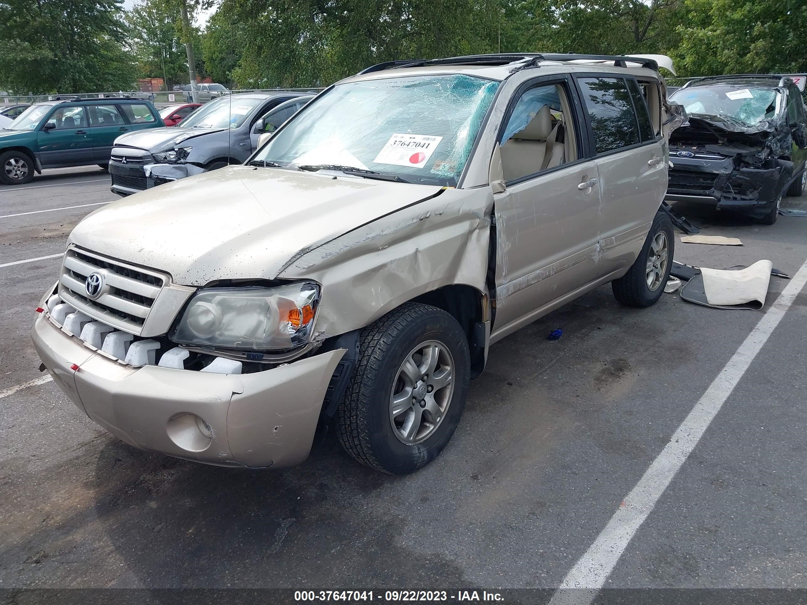 Photo 1 VIN: JTEEP21A270219875 - TOYOTA HIGHLANDER 