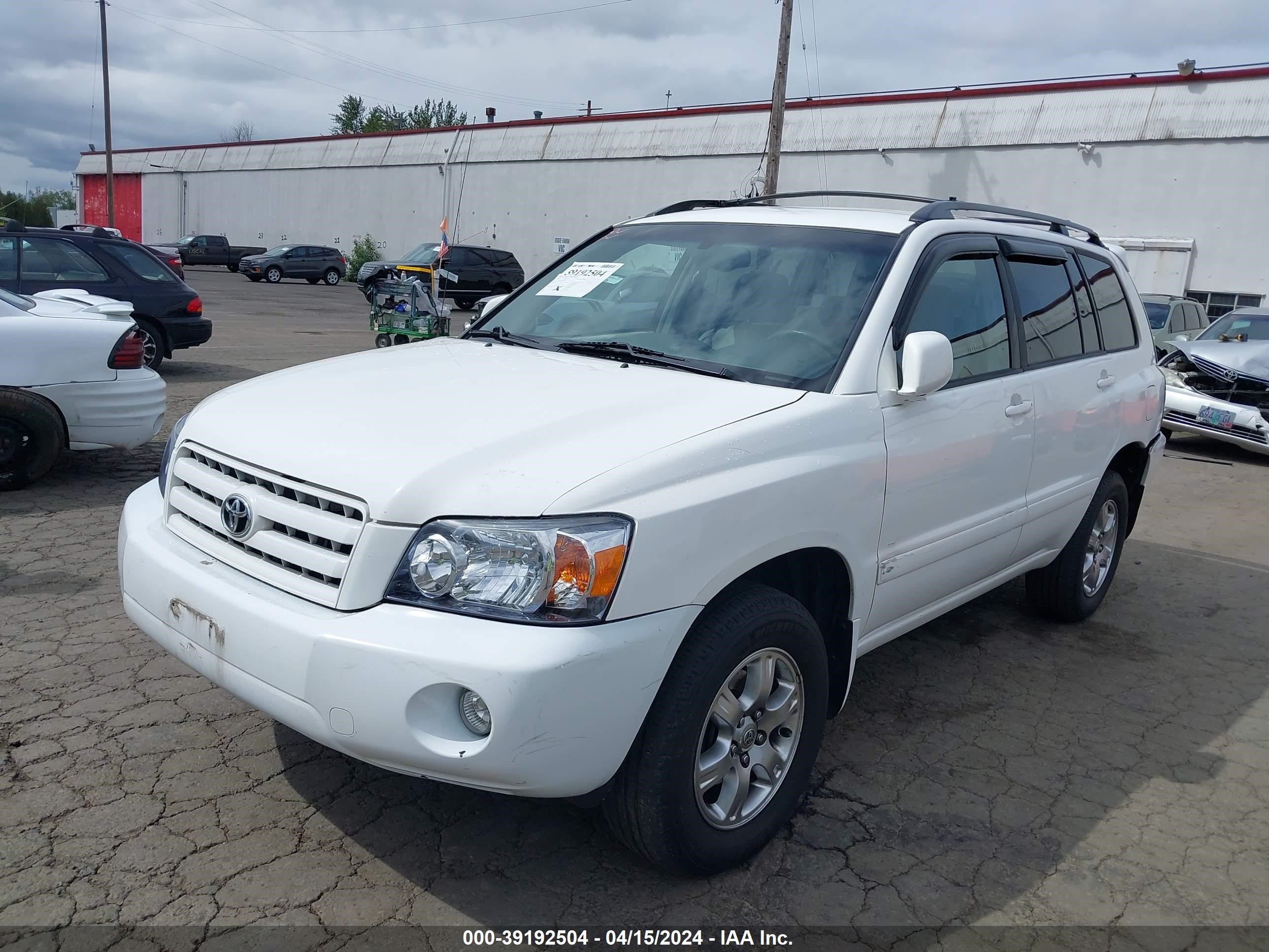 Photo 1 VIN: JTEEP21AX50073271 - TOYOTA HIGHLANDER 