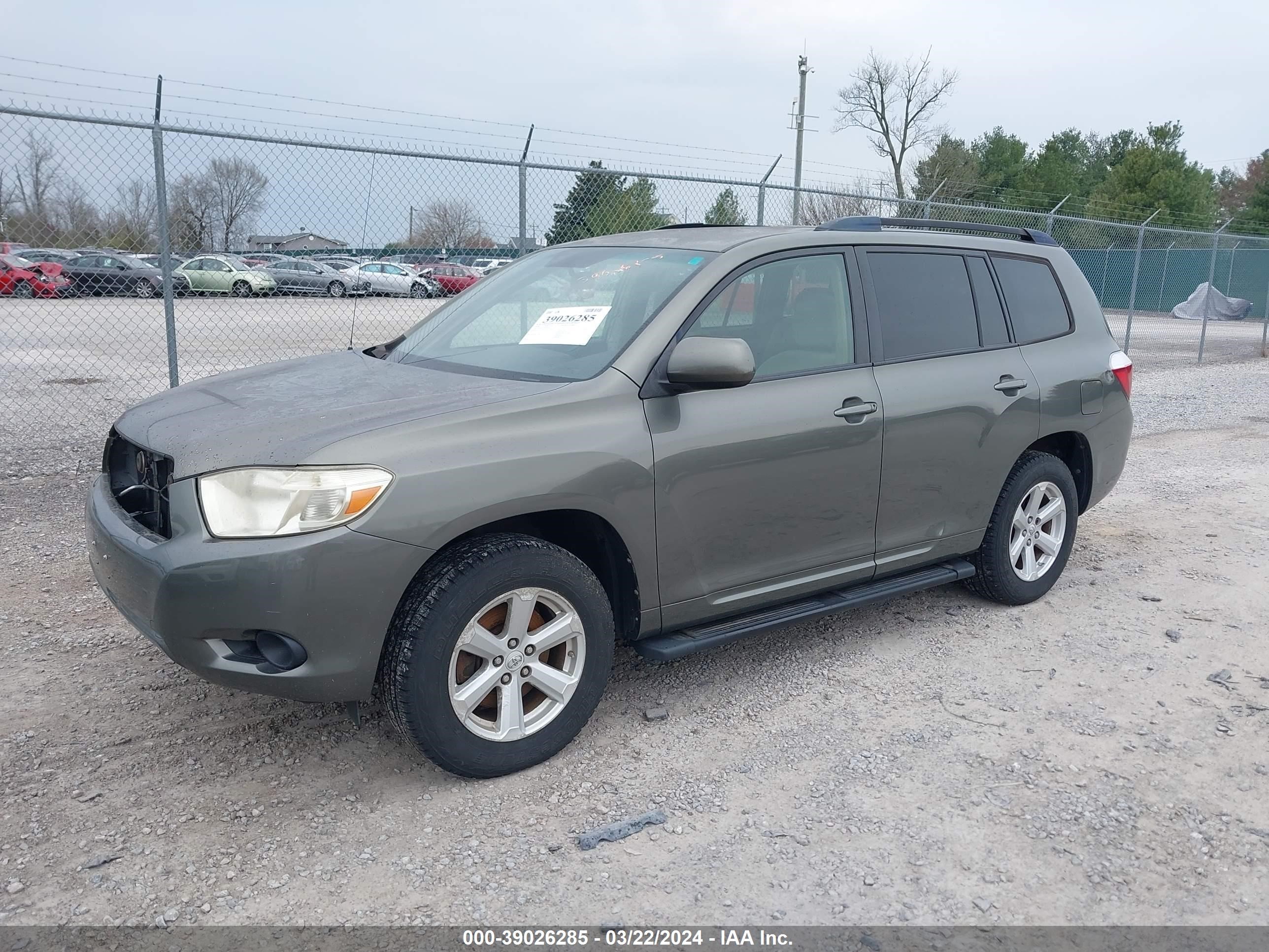 Photo 1 VIN: JTEES41A382035836 - TOYOTA HIGHLANDER 