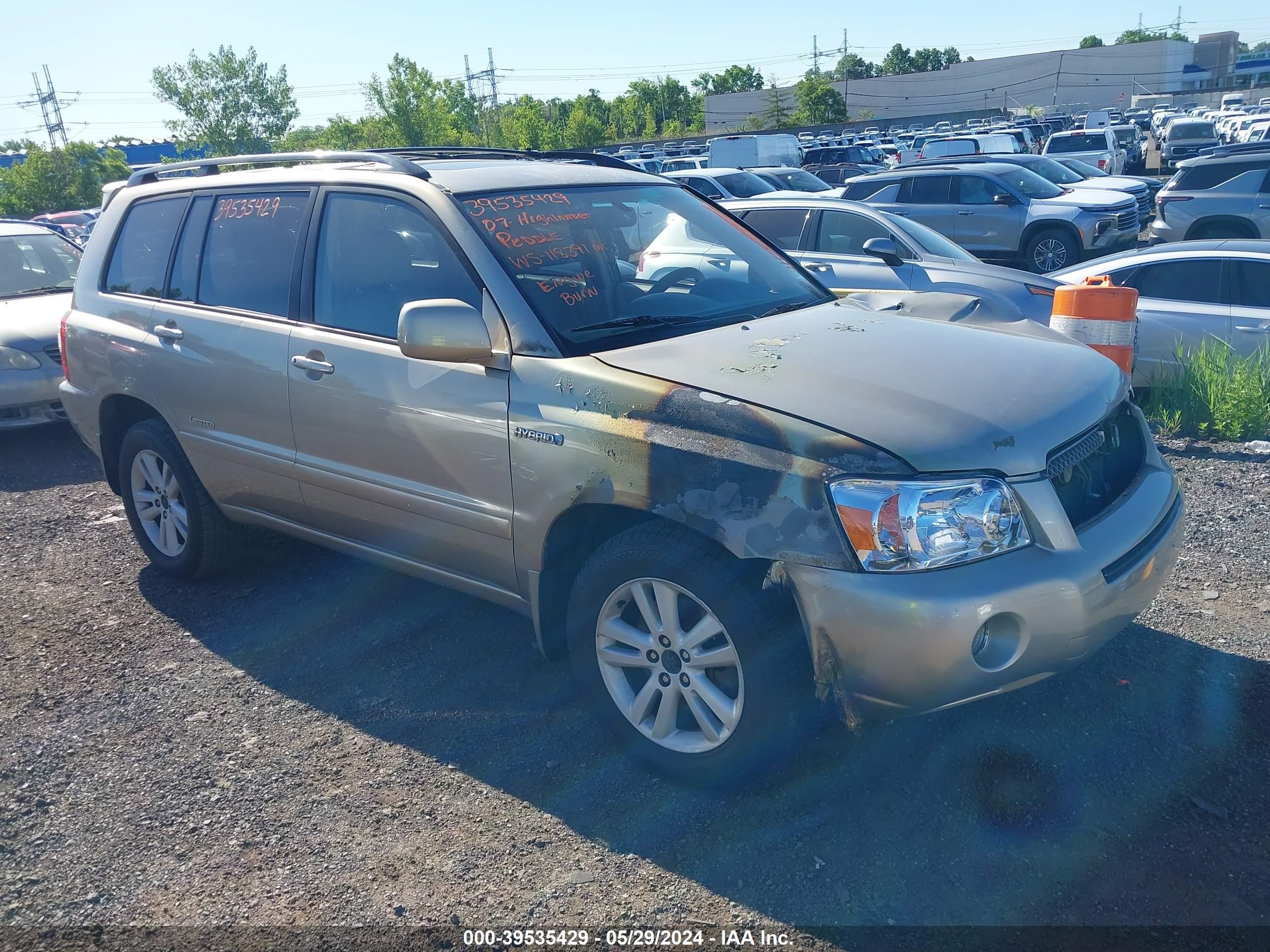 Photo 0 VIN: JTEEW21A670039348 - TOYOTA HIGHLANDER 