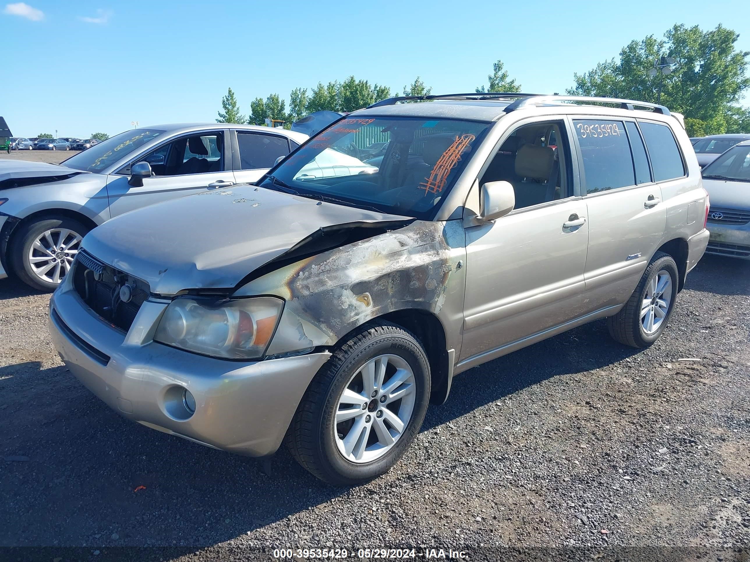 Photo 1 VIN: JTEEW21A670039348 - TOYOTA HIGHLANDER 