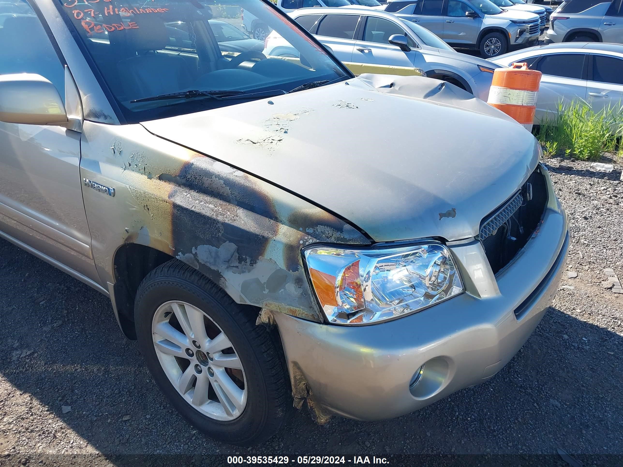 Photo 11 VIN: JTEEW21A670039348 - TOYOTA HIGHLANDER 