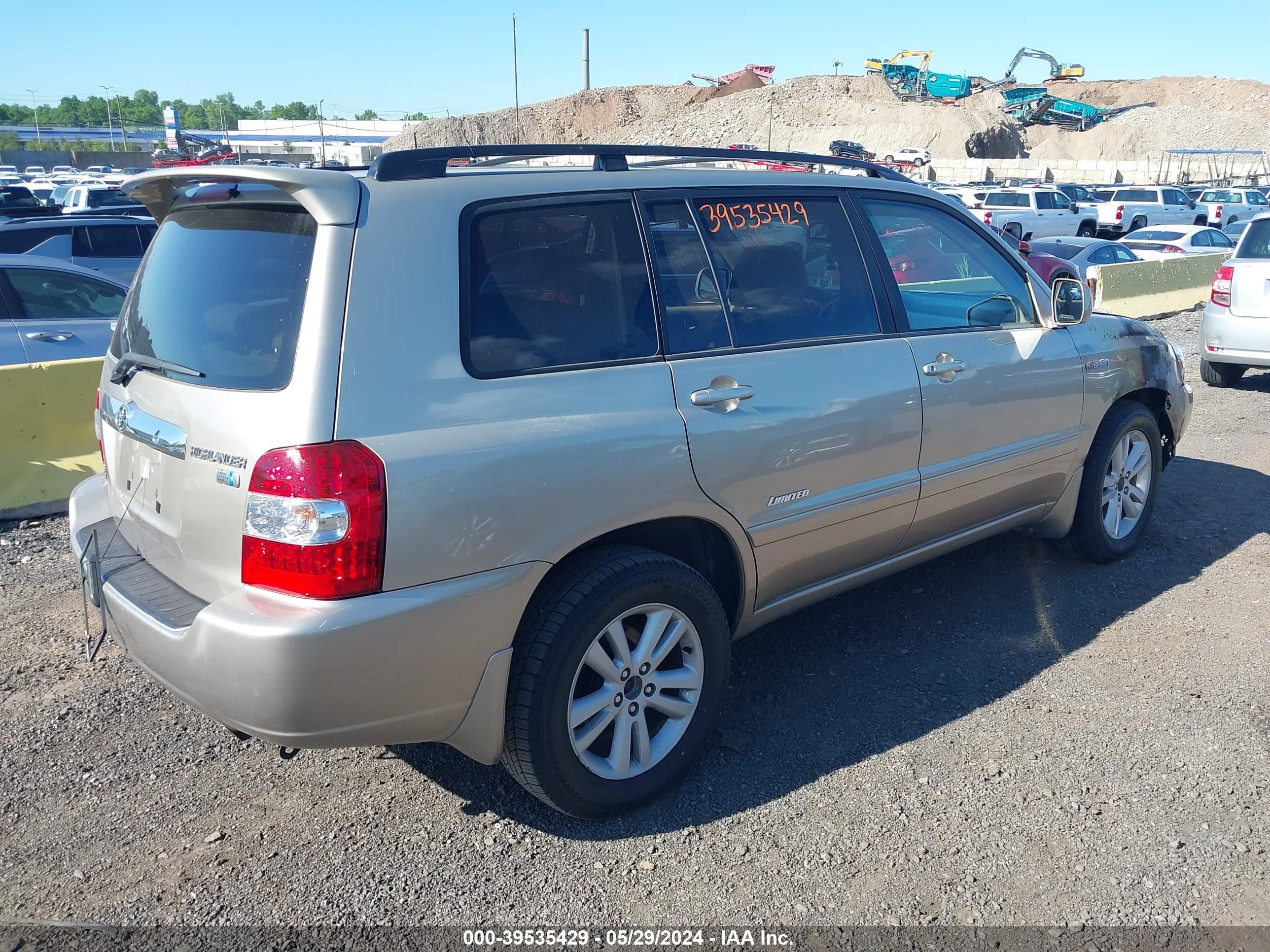 Photo 3 VIN: JTEEW21A670039348 - TOYOTA HIGHLANDER 