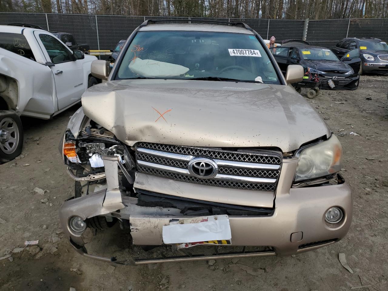 Photo 4 VIN: JTEEW21A770048298 - TOYOTA HIGHLANDER 