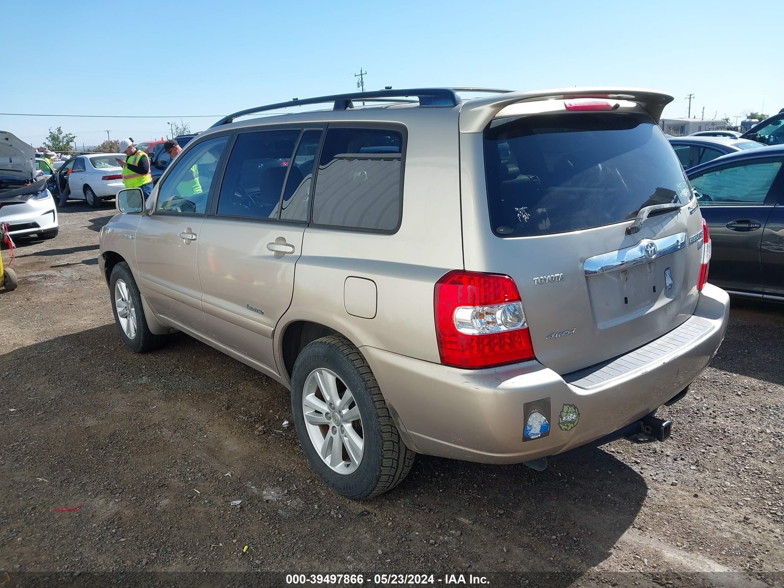 Photo 2 VIN: JTEEW21A870043465 - TOYOTA HIGHLANDER 