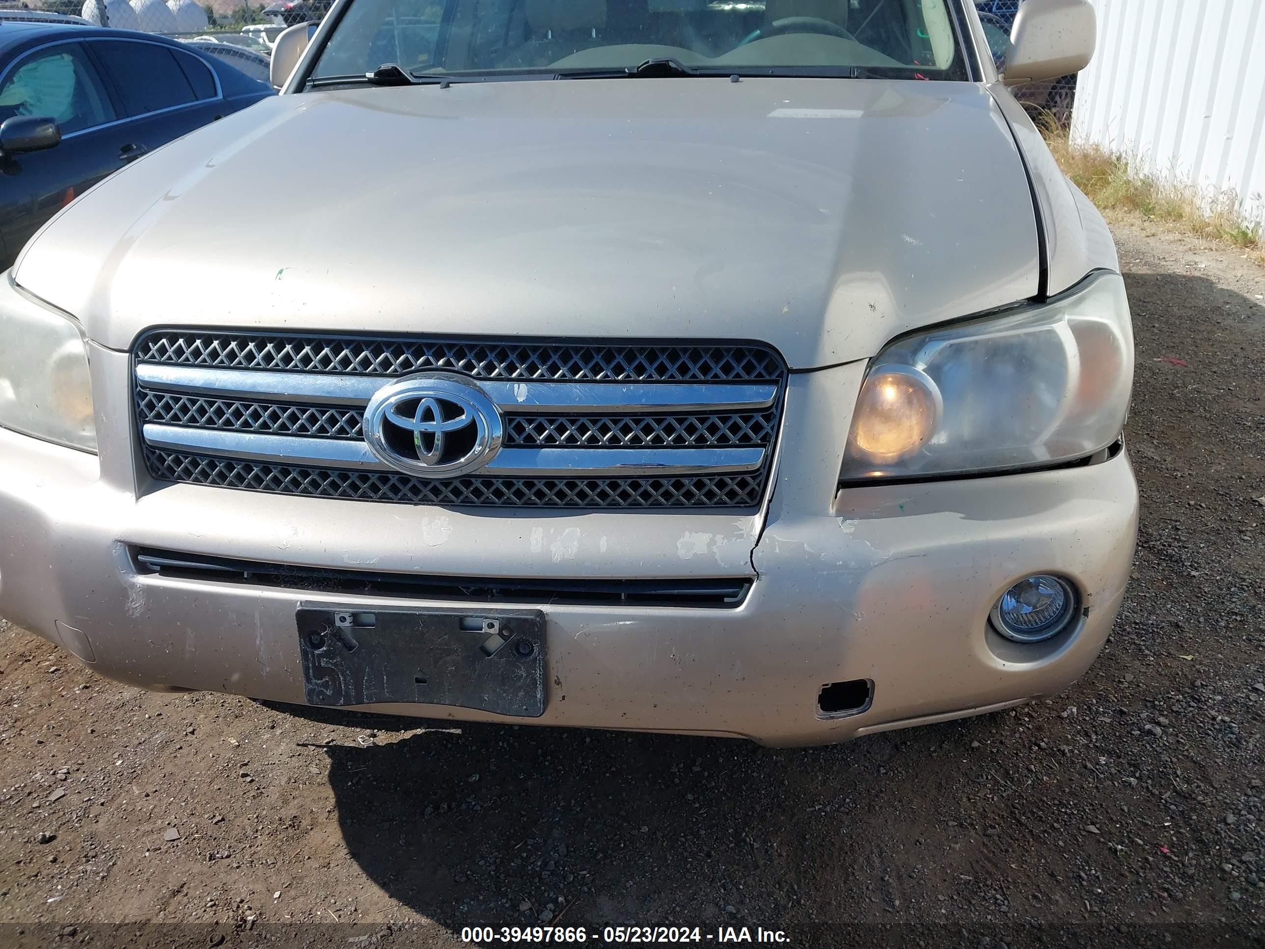 Photo 5 VIN: JTEEW21A870043465 - TOYOTA HIGHLANDER 