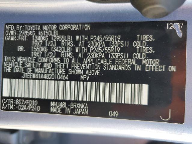 Photo 12 VIN: JTEEW41A482010464 - TOYOTA HIGHLANDER 