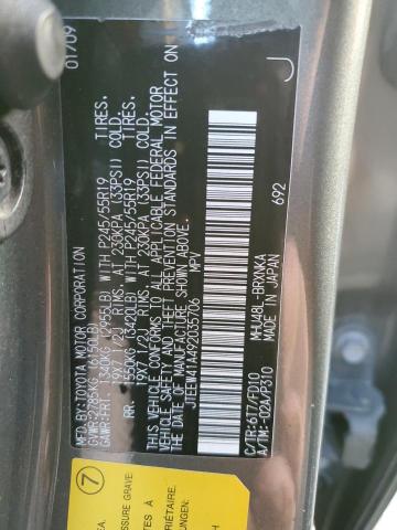 Photo 12 VIN: JTEEW41A492035706 - TOYOTA HIGHLANDER 