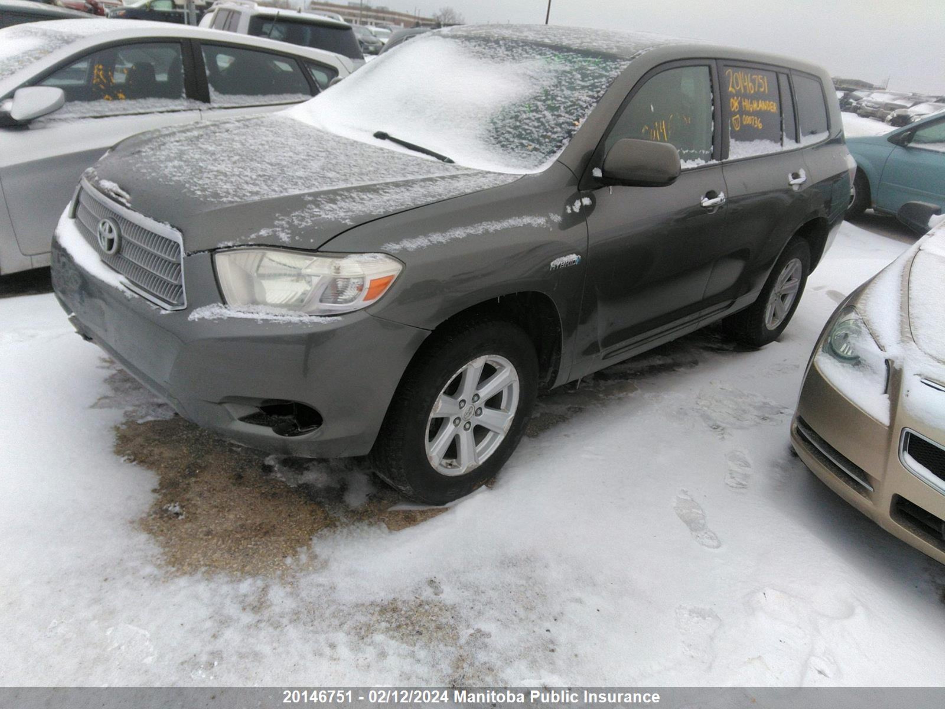 Photo 1 VIN: JTEEW41A582000736 - TOYOTA HIGHLANDER 