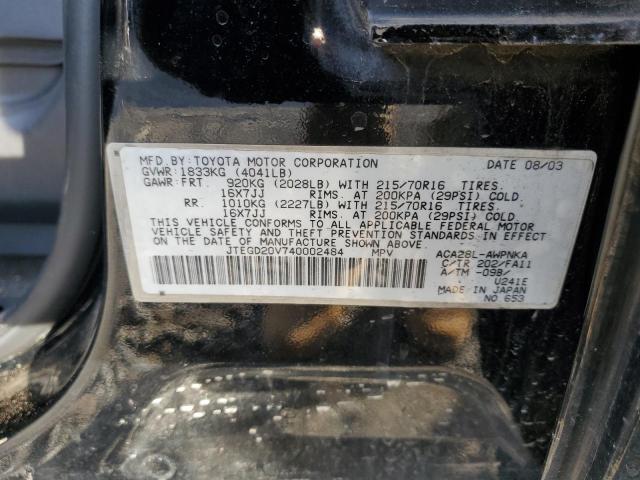 Photo 12 VIN: JTEGD20V740002484 - TOYOTA RAV4 