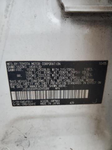 Photo 12 VIN: JTEGD20V950095588 - TOYOTA RAV4 