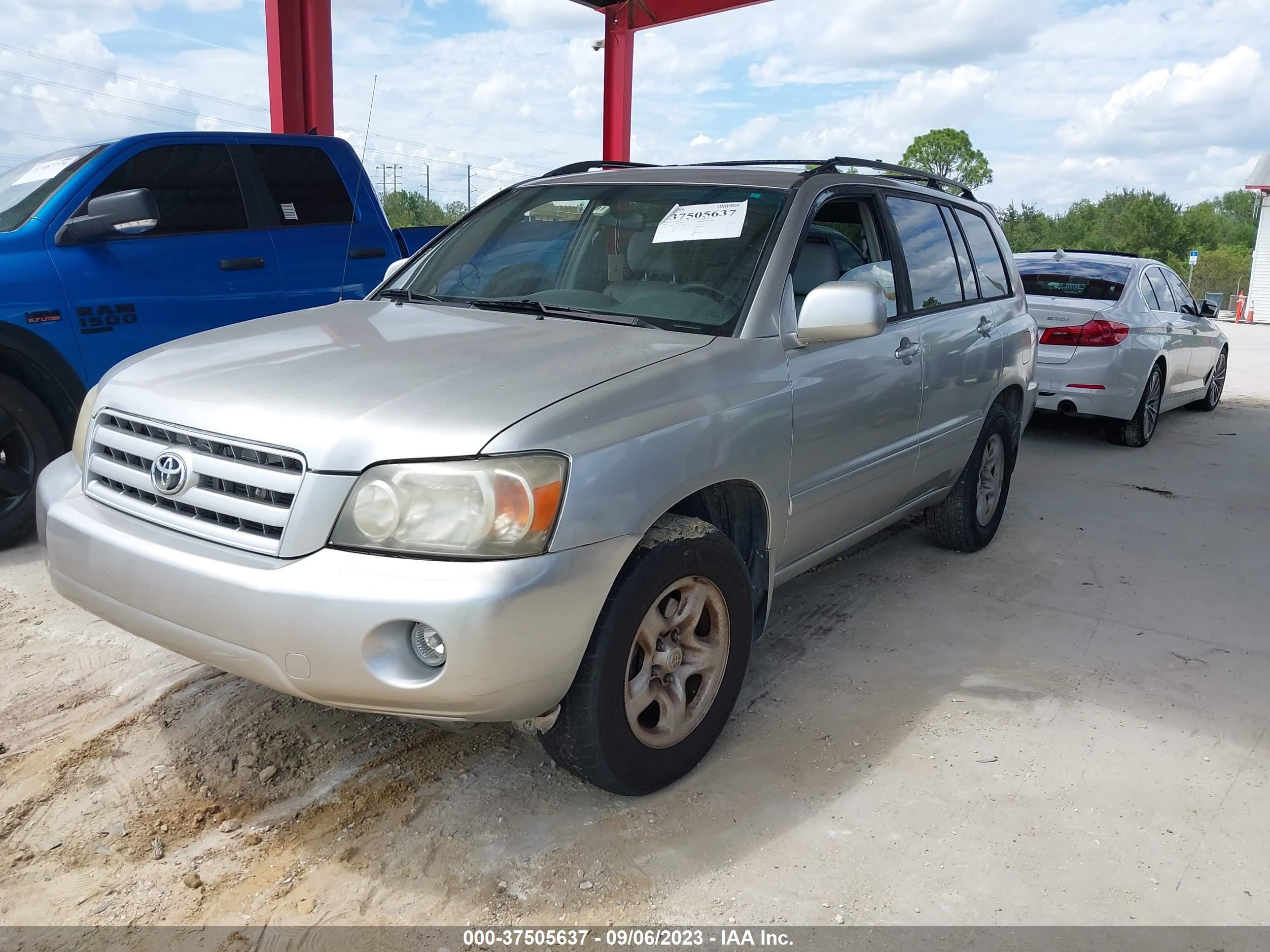 Photo 1 VIN: JTEGD21A070161394 - TOYOTA HIGHLANDER 