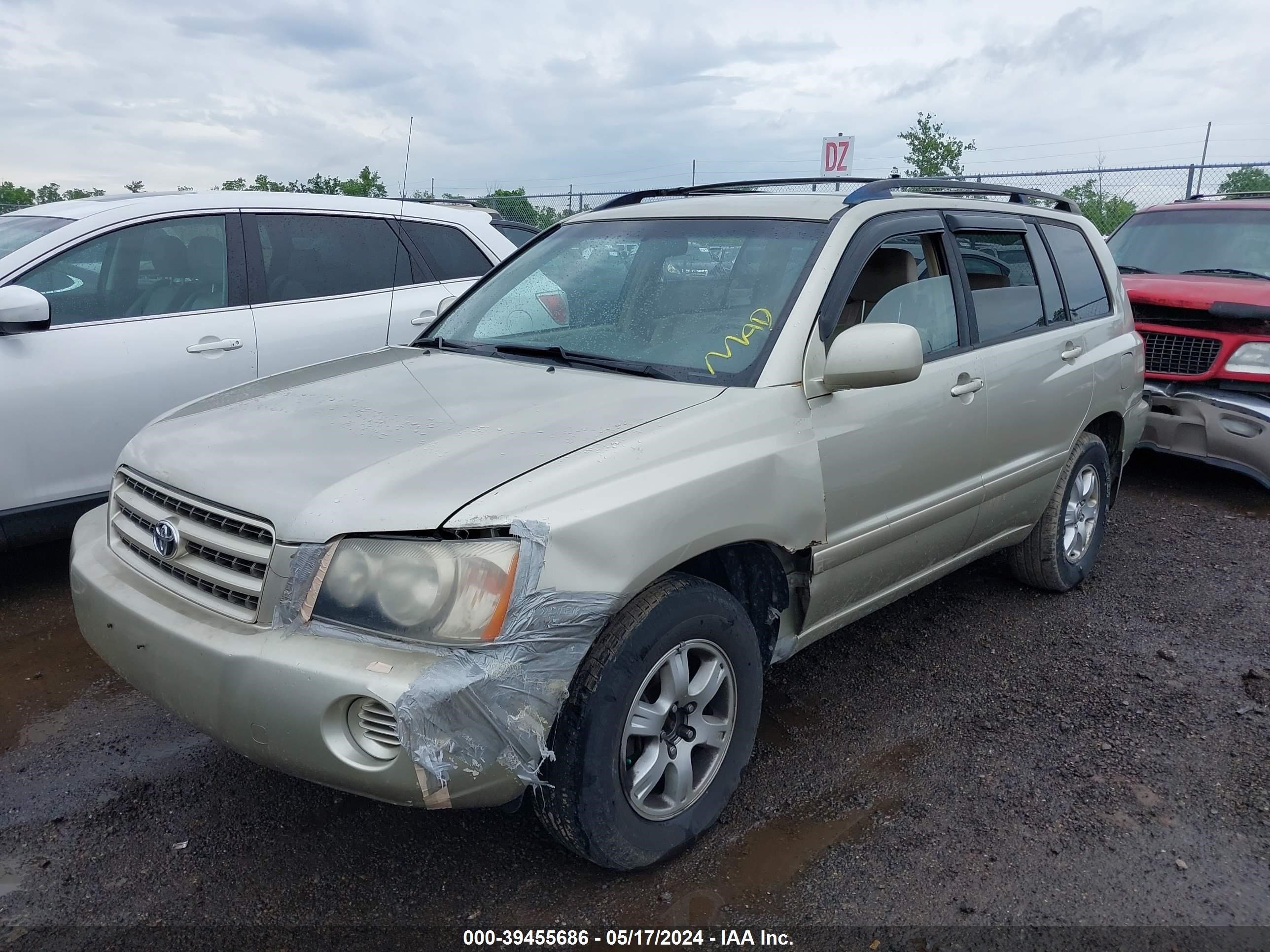 Photo 1 VIN: JTEGD21A110019224 - TOYOTA HIGHLANDER 