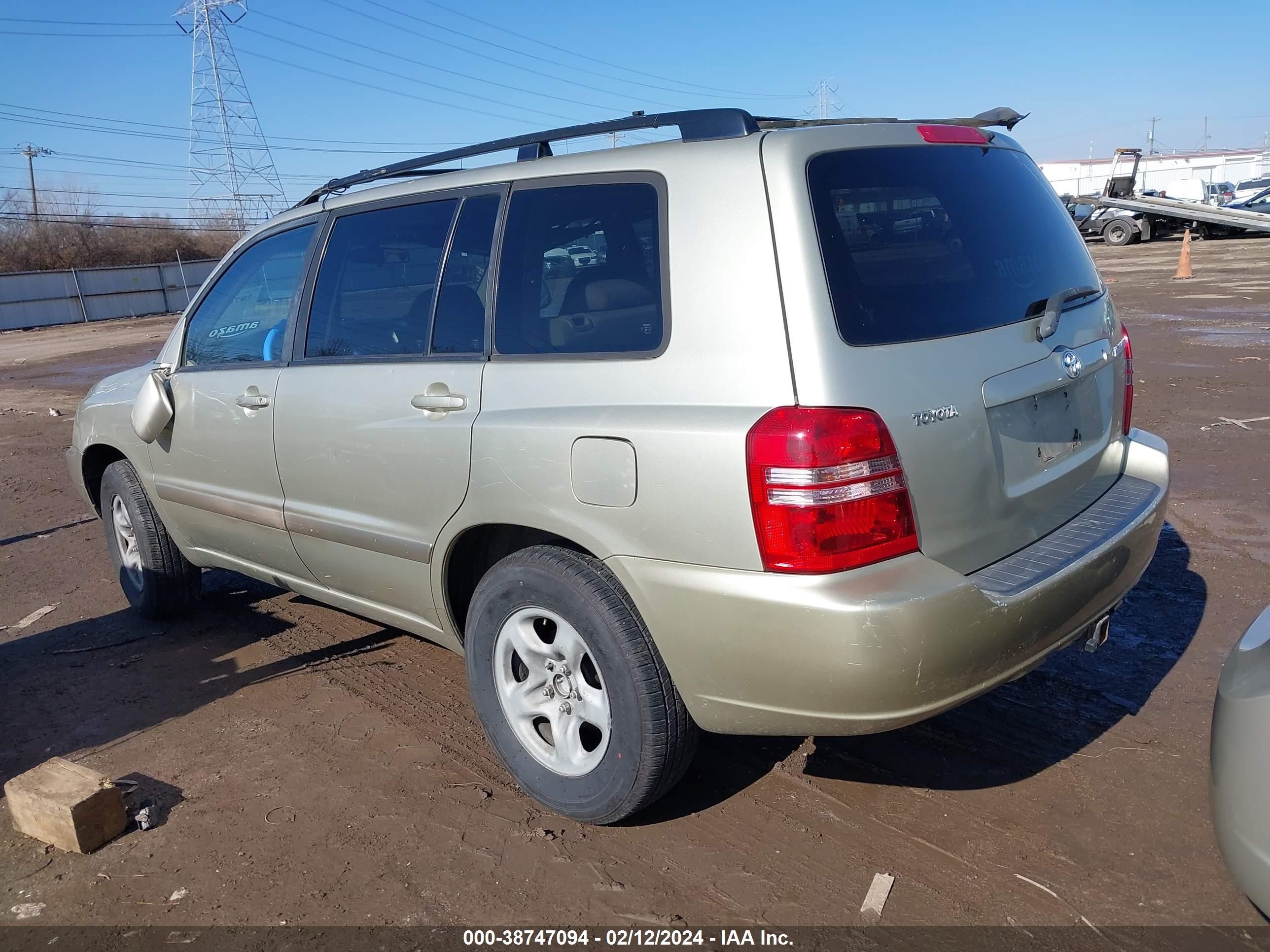 Photo 2 VIN: JTEGD21A130064344 - TOYOTA HIGHLANDER 