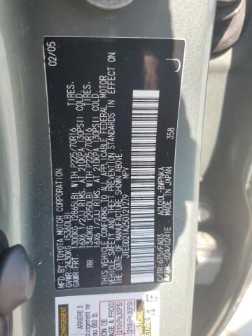 Photo 11 VIN: JTEGD21A250121279 - TOYOTA HIGHLANDER 