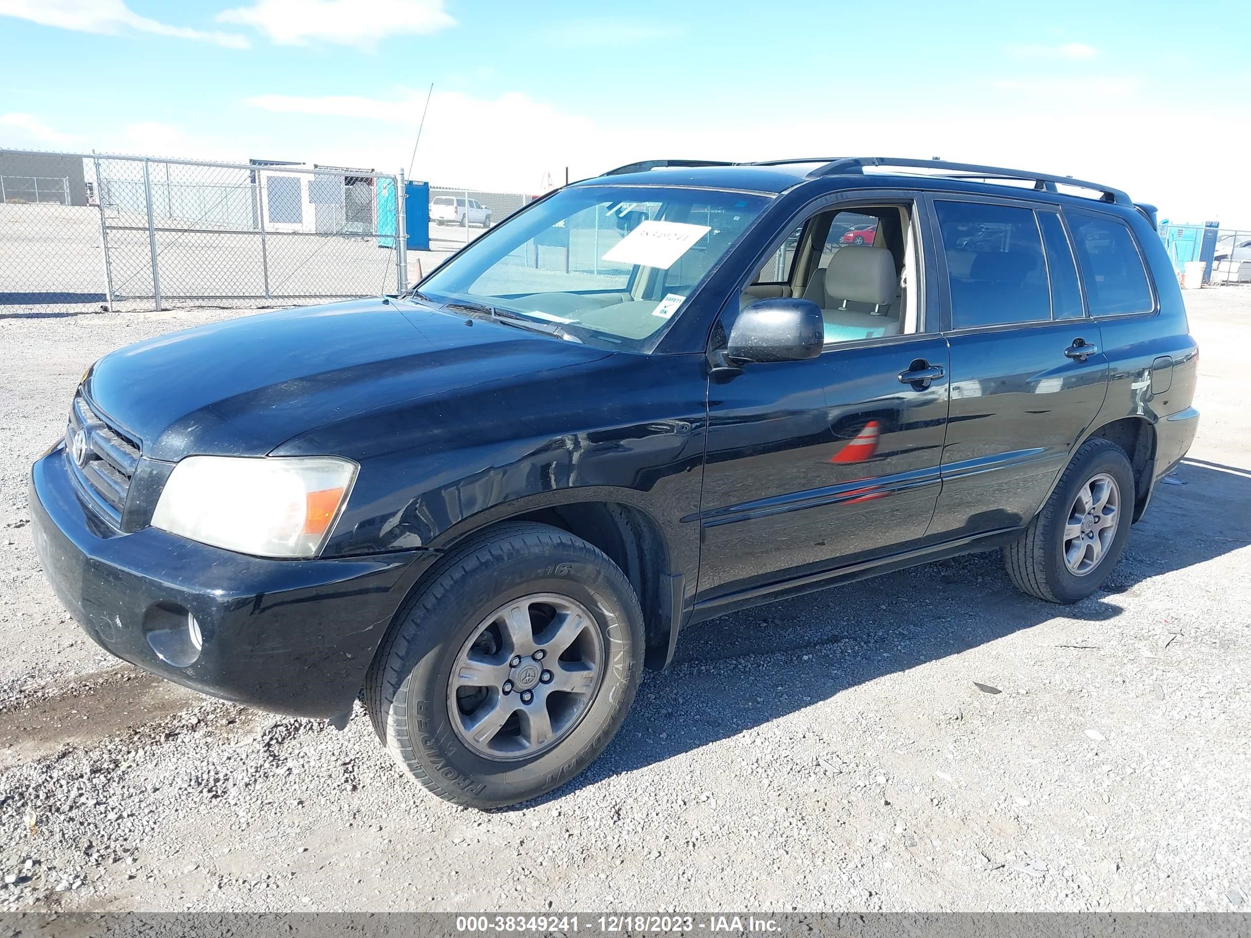 Photo 1 VIN: JTEGD21A370158683 - TOYOTA HIGHLANDER 