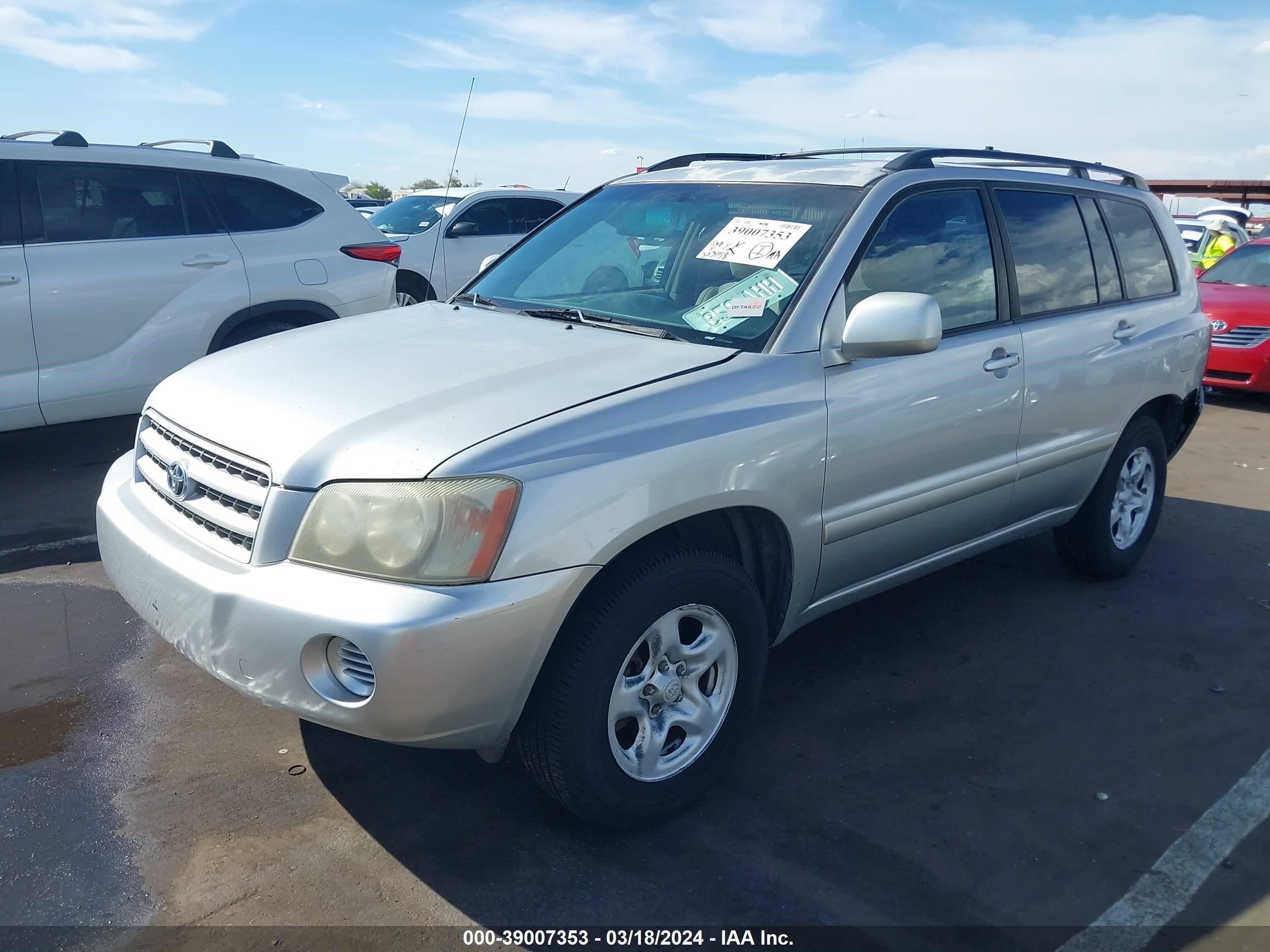 Photo 1 VIN: JTEGD21A420029666 - TOYOTA HIGHLANDER 