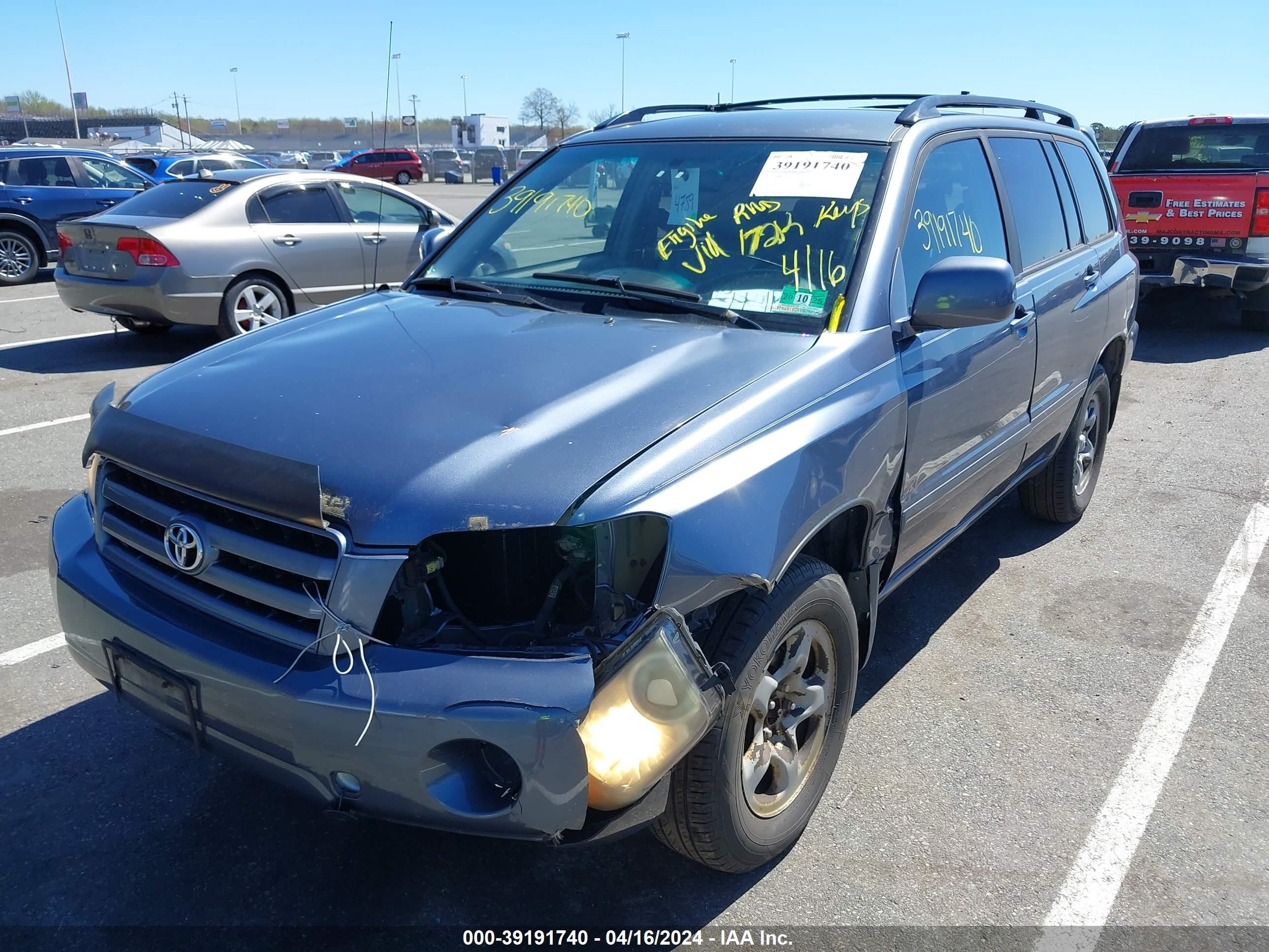 Photo 1 VIN: JTEGD21A470157462 - TOYOTA HIGHLANDER 