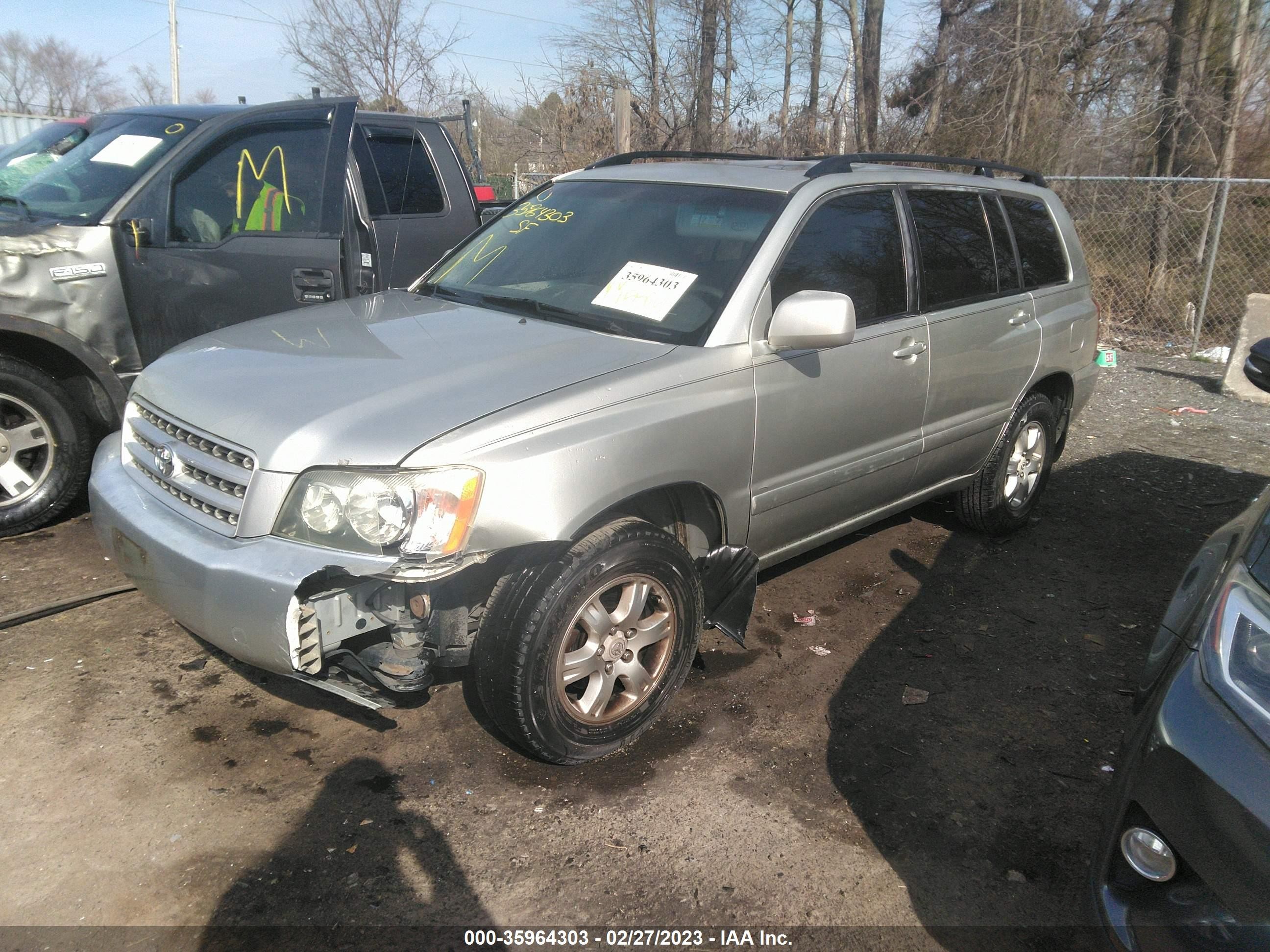 Photo 1 VIN: JTEGD21A530067747 - TOYOTA HIGHLANDER 