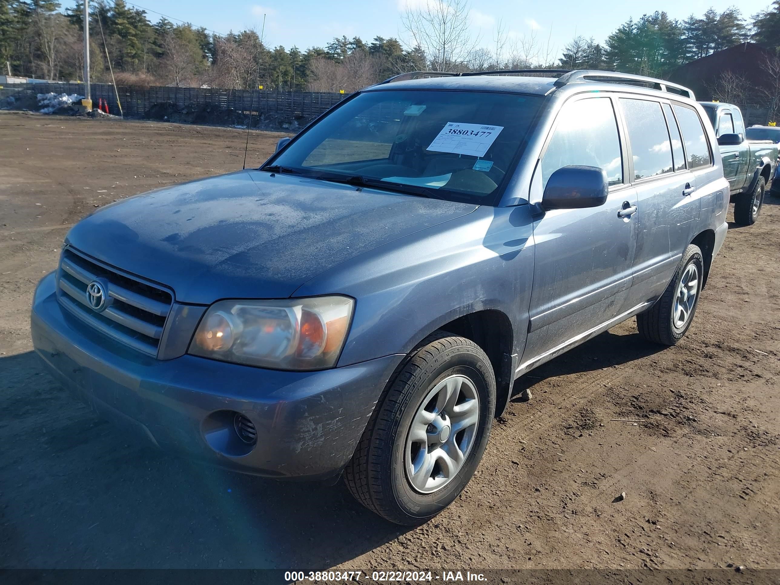 Photo 1 VIN: JTEGD21A760133140 - TOYOTA HIGHLANDER 