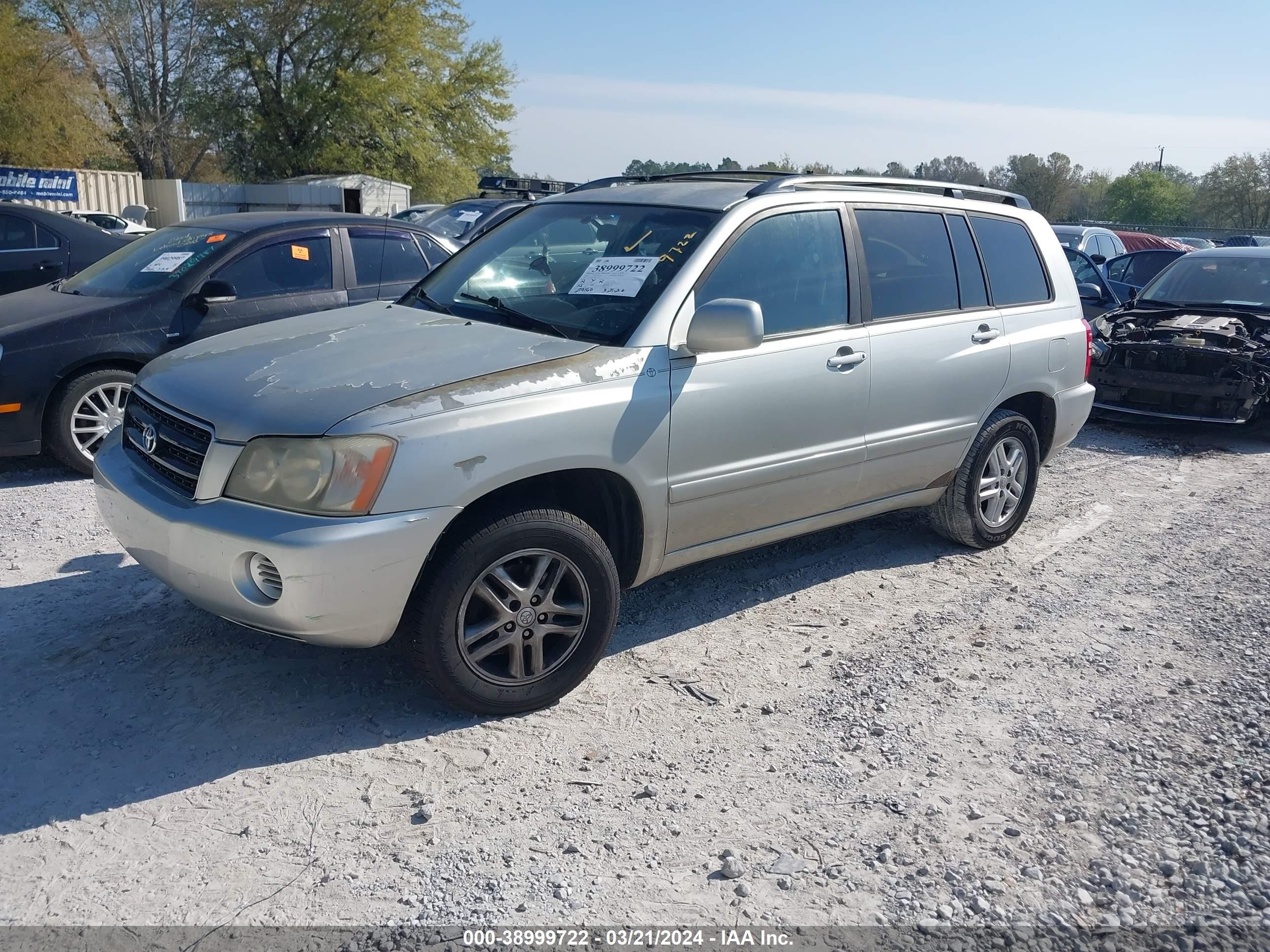 Photo 1 VIN: JTEGD21A830072151 - TOYOTA HIGHLANDER 