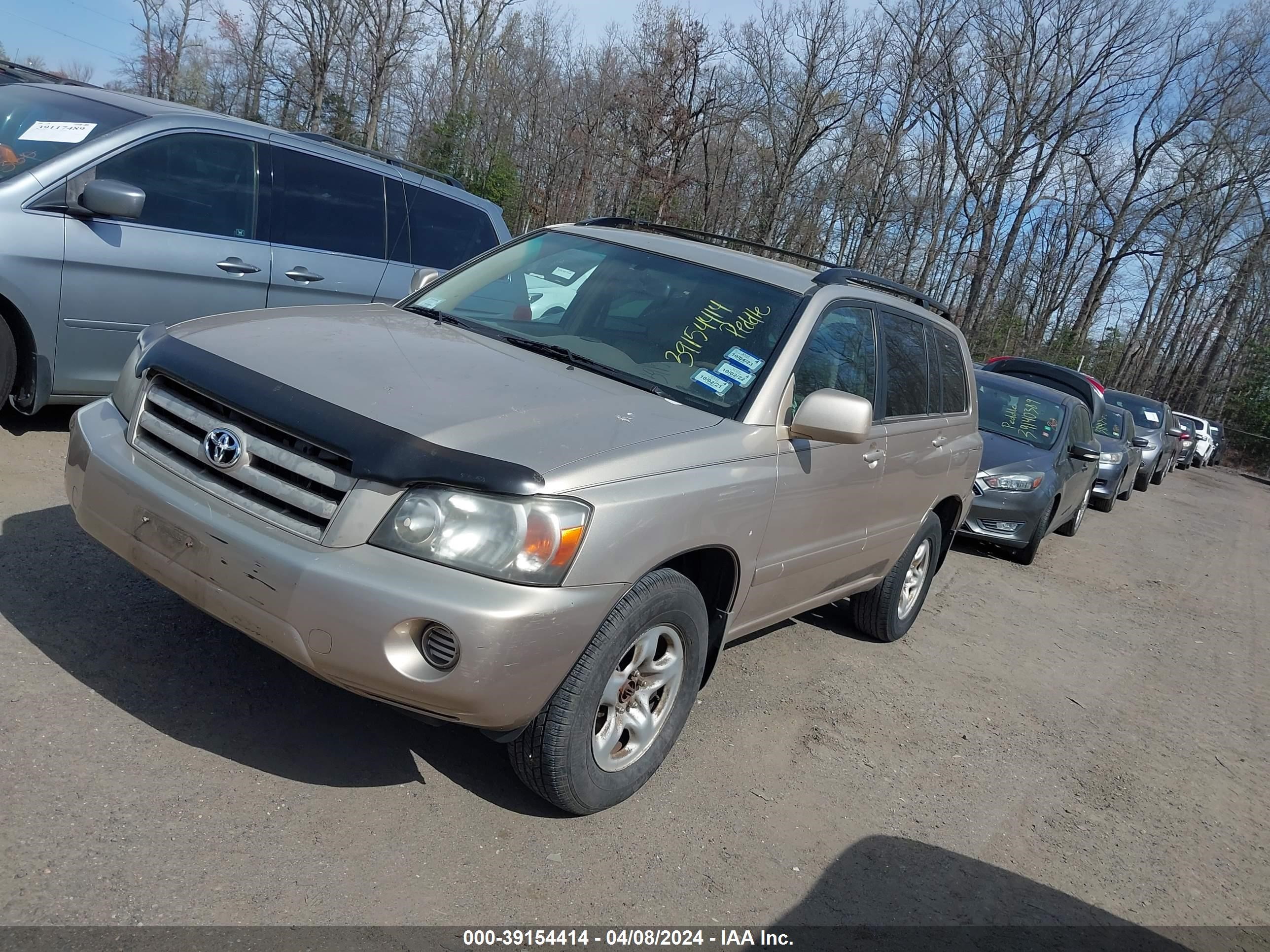 Photo 1 VIN: JTEGD21A840102136 - TOYOTA HIGHLANDER 