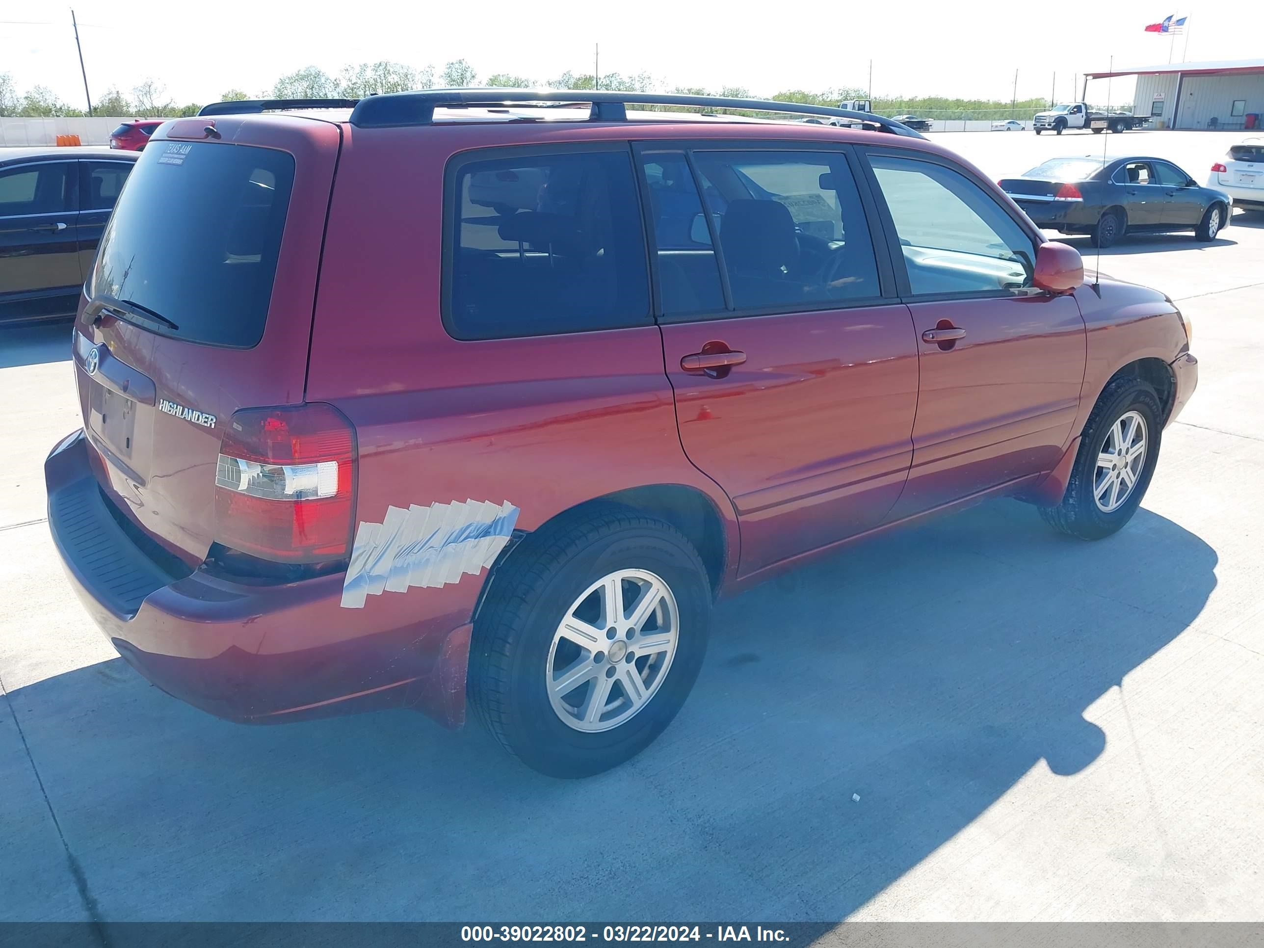 Photo 3 VIN: JTEGD21A960142941 - TOYOTA HIGHLANDER 