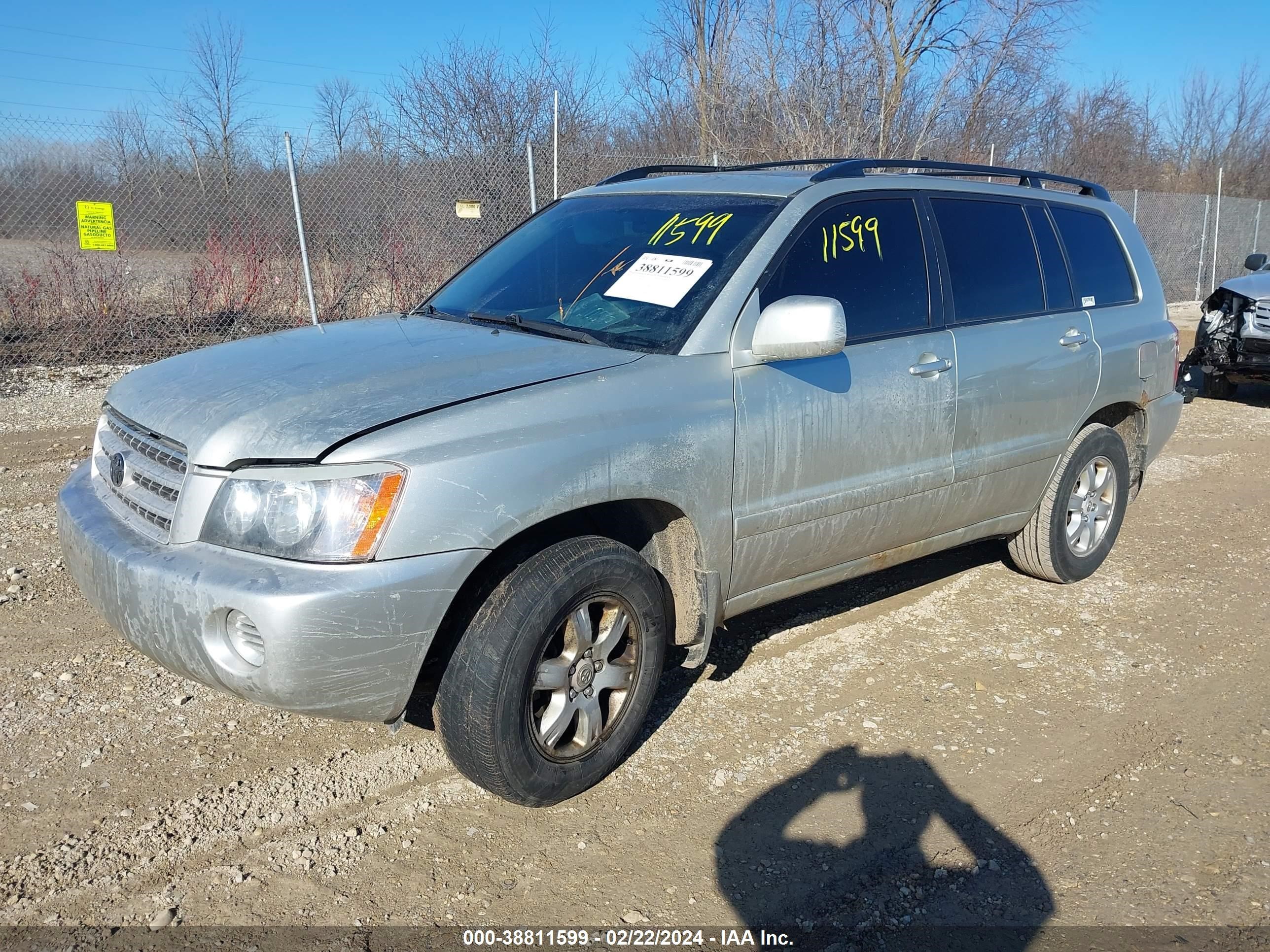 Photo 1 VIN: JTEGF21A030077855 - TOYOTA HIGHLANDER 