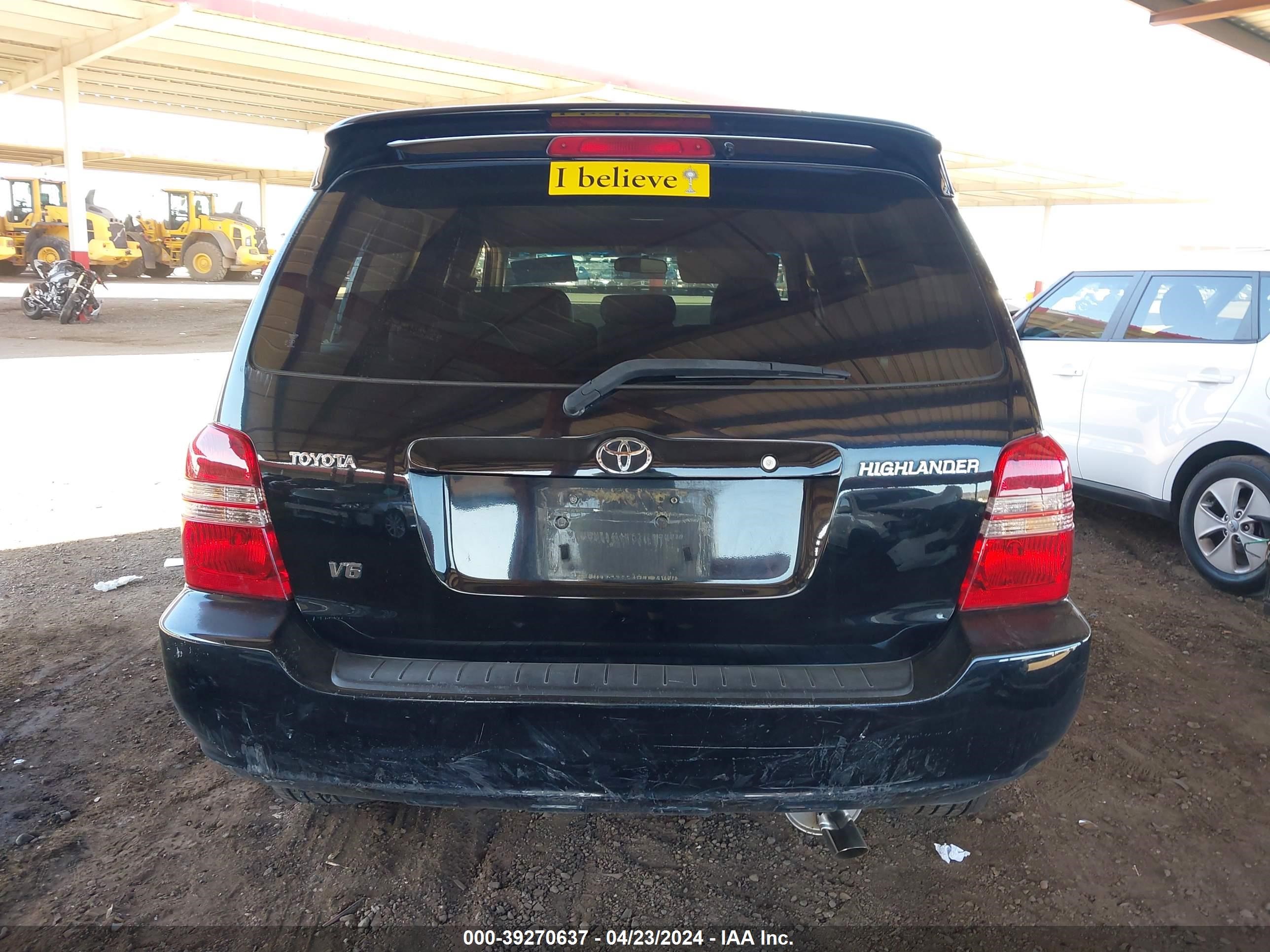 Photo 15 VIN: JTEGF21A220065477 - TOYOTA HIGHLANDER 