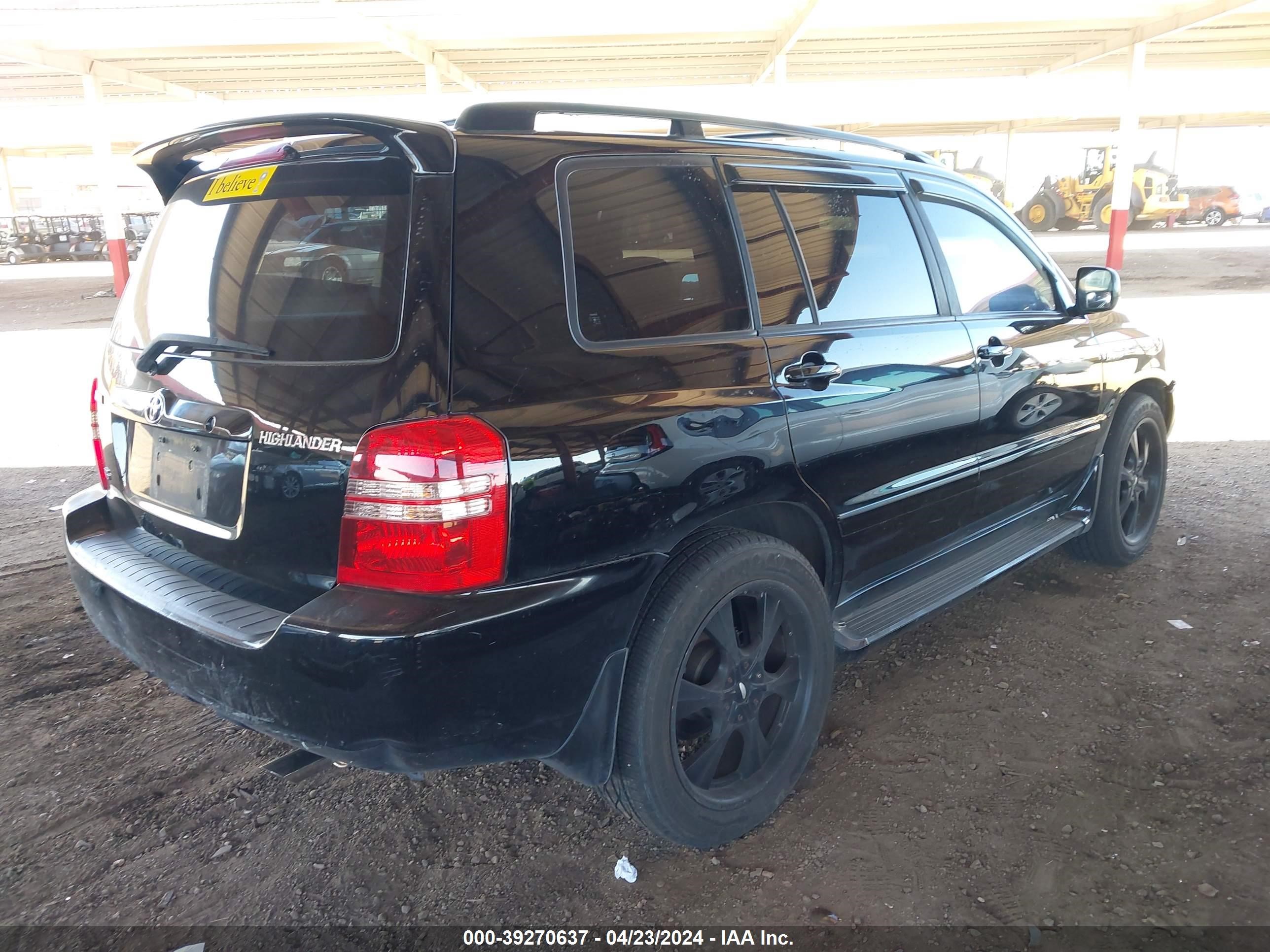 Photo 3 VIN: JTEGF21A220065477 - TOYOTA HIGHLANDER 