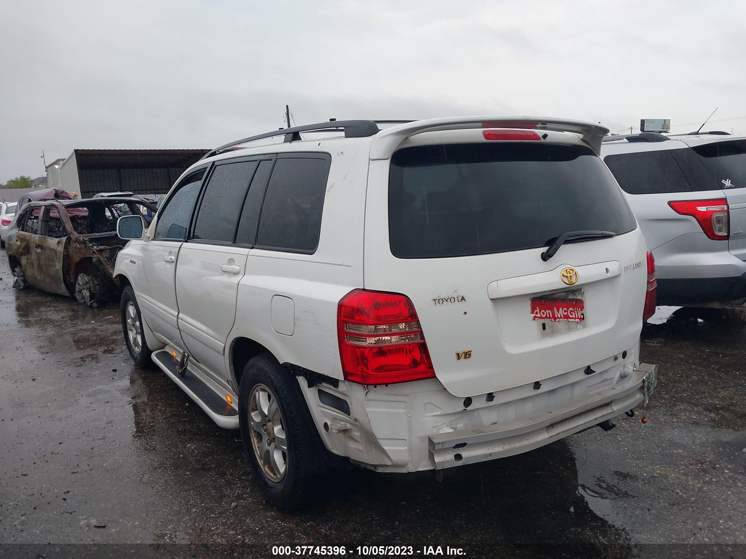 Photo 2 VIN: JTEGF21A330082970 - TOYOTA HIGHLANDER 