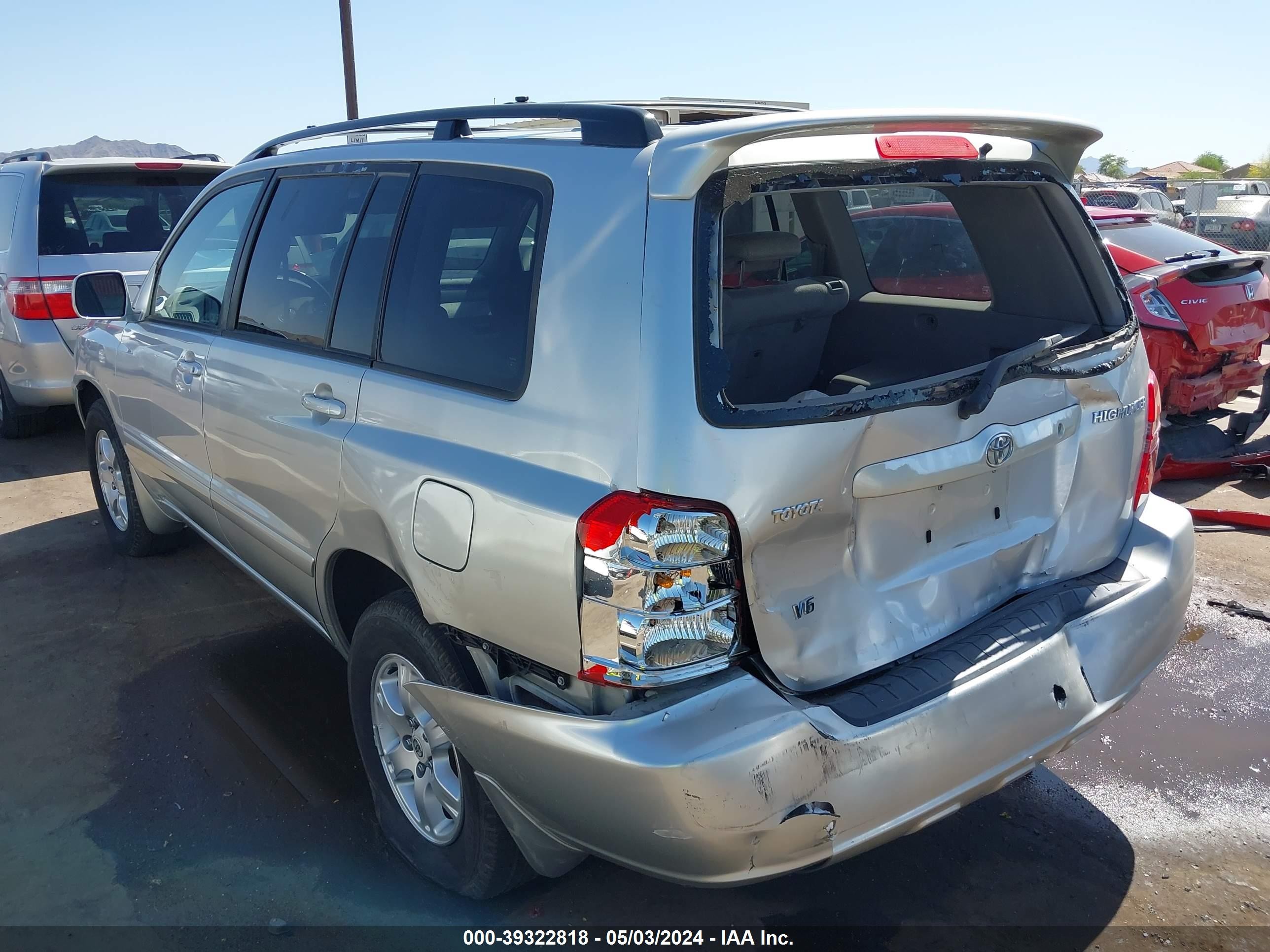 Photo 2 VIN: JTEGF21A410016389 - TOYOTA HIGHLANDER 