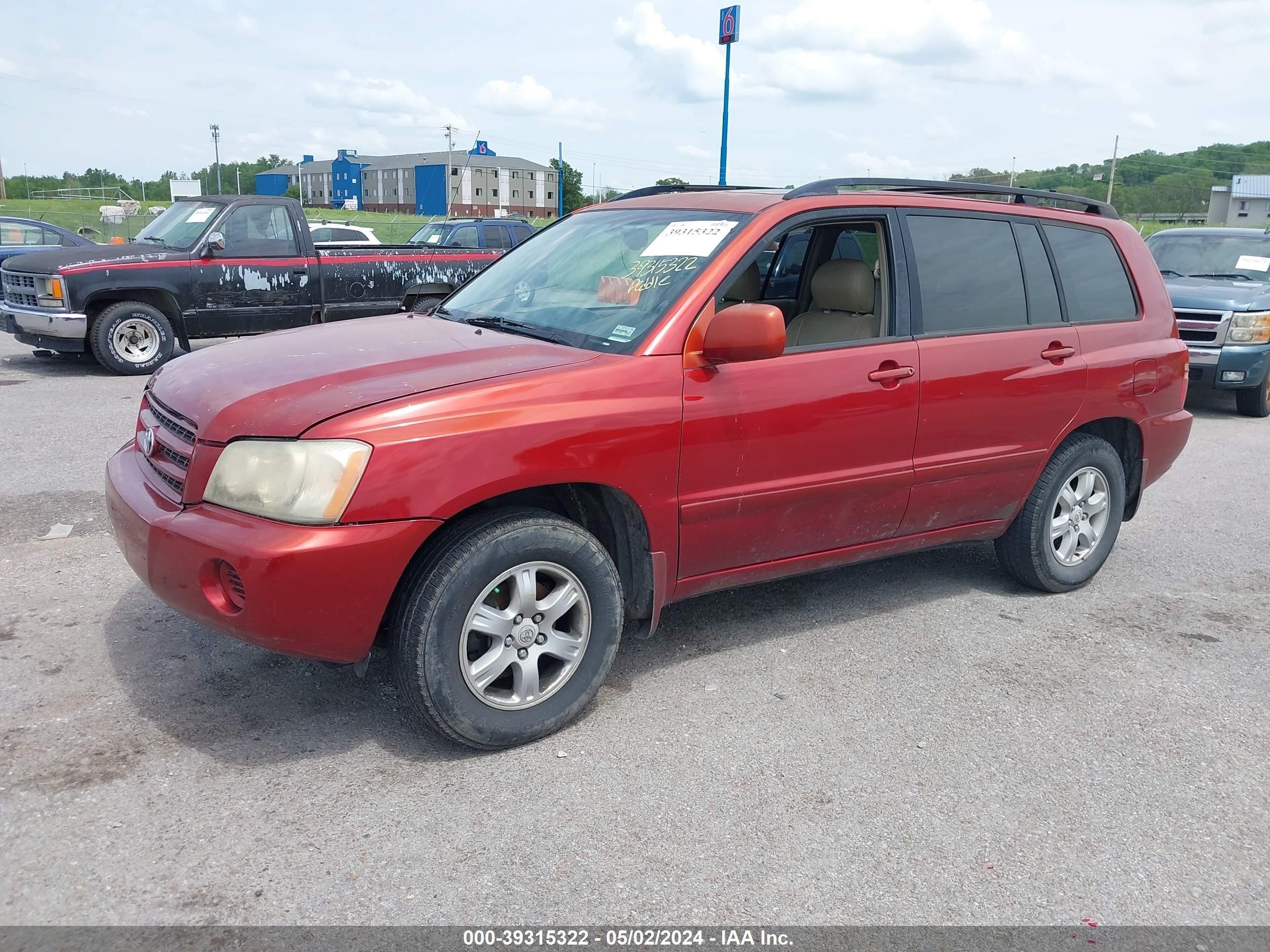 Photo 1 VIN: JTEGF21A430118942 - TOYOTA HIGHLANDER 